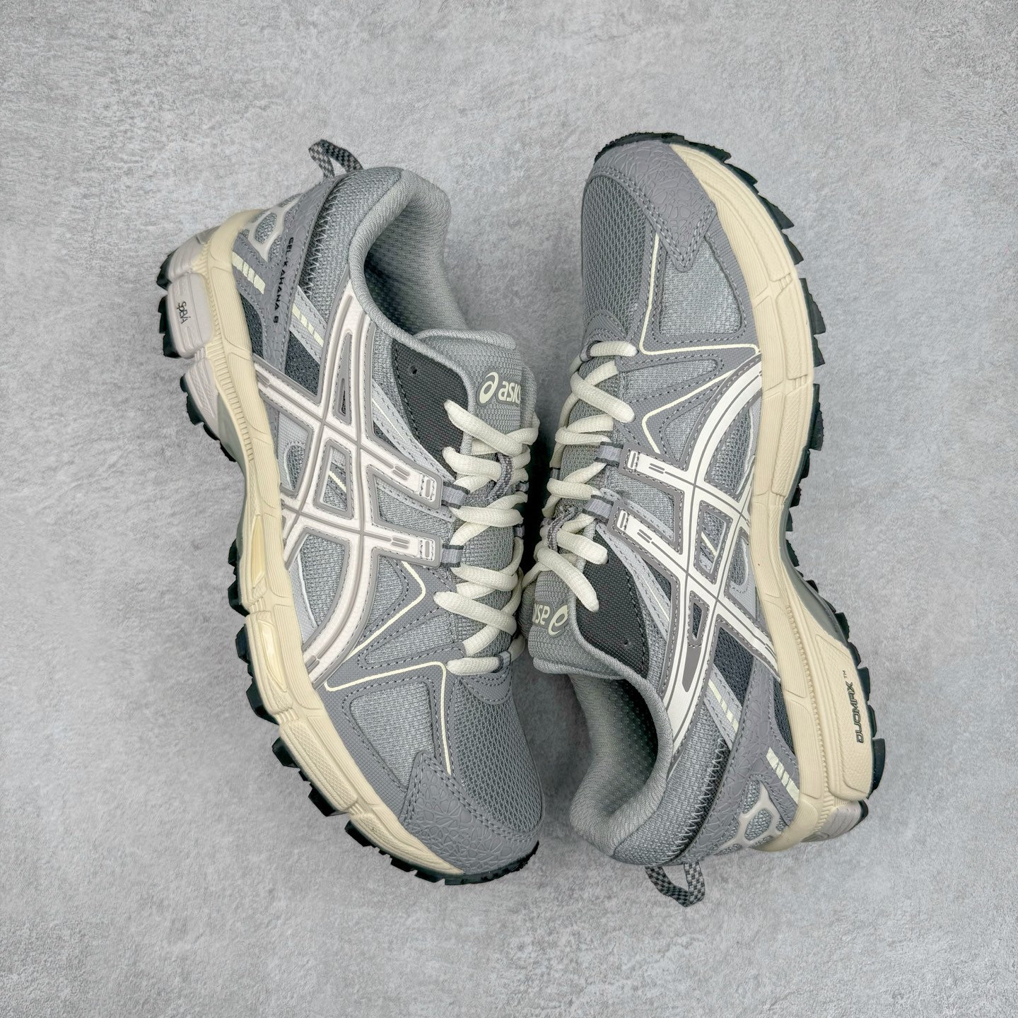 图片[3]-＃PB纯原 ASICS GEL-KAHANA K8 亚瑟士越野跑步鞋抓地稳定运动鞋缓震耐磨跑鞋 GEL-KAHANA系列为实用级越野跑鞋 融合机能和户外潮流强势回归 核心科技GEL内置于后跟 配合SPEVA弹性中底 减轻落地时地面对脚部的冲击力 中底内侧DYNAMIC DUOMAX 双密度防倾斜装置和中足补强结构 以及后跟几何形状构造 多方面支撑保护 AHAR耐磨橡胶大底 配合沟槽纹路设计 增强抓地力 后足GEL缓冲系统 减轻冲击时的冲击 实现平稳过渡 Trusstic系统 减少鞋底的重量 同时保留了鞋子结构的完整性 尺码：36 37 37.5 38 39 39.5 40 40.5 41.5 42 42.5 43.5 44 44.5 45-选品中心