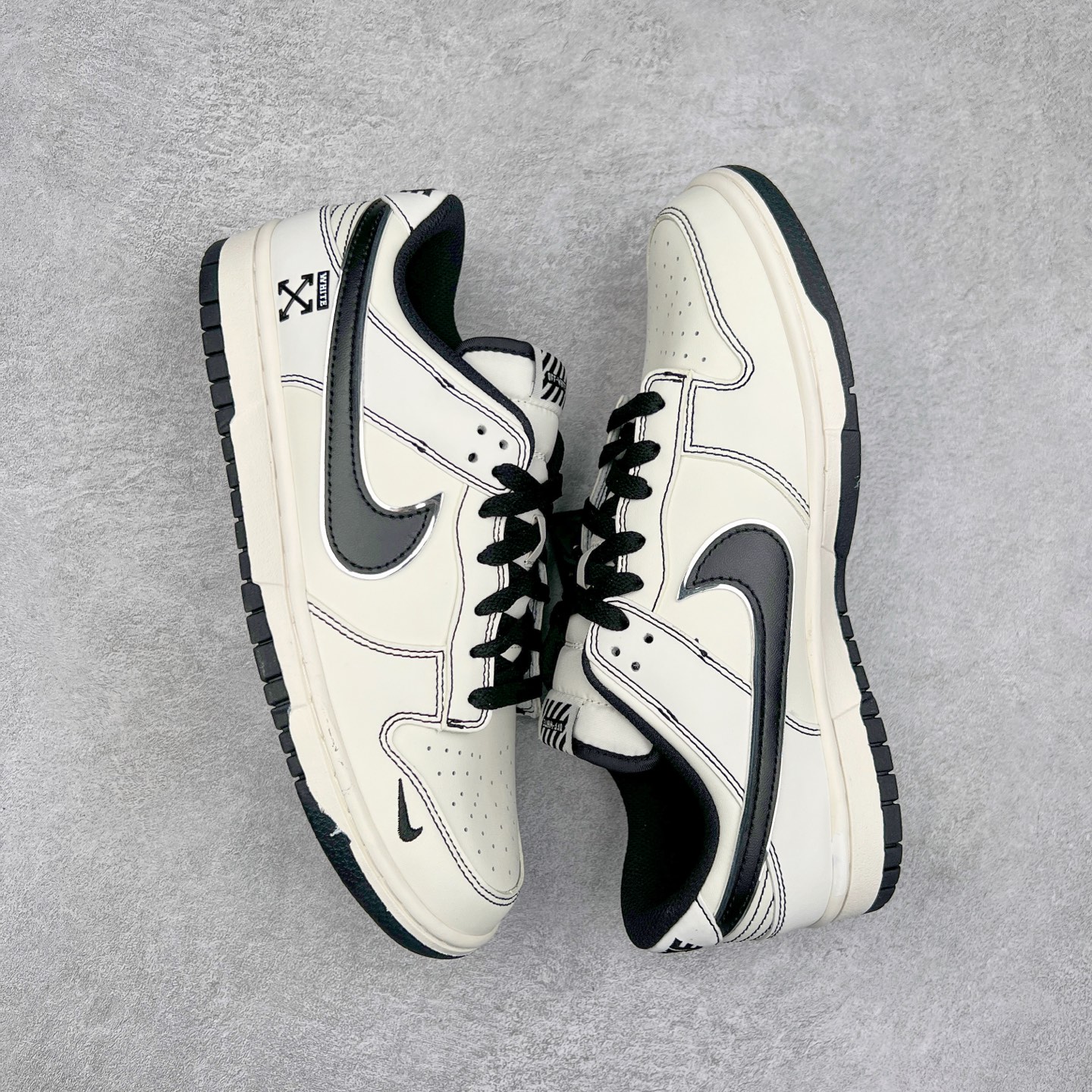 图片[3]-NK Dunk Low 定制配色 DJ2024-003 大厂出品 极力推荐 原装头层材料 独家版型蒸餾加工帶來的是更好的视觉和脚感体验大厂纯原品质出货 清洁度 电绣工艺 皮料切割干净无任何毛边 细节完美 尺码：36 36.5 37.5 38 38.5 39 40 40.5 41 42 42.5 43 44 44.5 45-选品中心