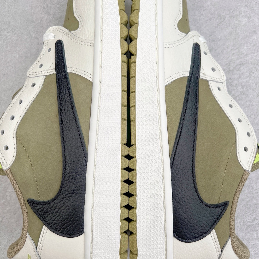 图片[12]-＃PK纯原 Travis Scott x Air Jordan AJ1 Low Golf \\\”Olive\\\” TS联名倒钩6.0高尔夫低帮 橄榄绿 FZ3124-200 圈内最强倒钩系列 高端零售特供批次 产品品控稳定性领先行业 各方面均可对飙L版 良心定价不杀猪 SZ原厂全套原楦原纸板冲刀磨具开发 原厂皮料加持 原厂港宝加持定型后跟R度完美 同源原厂电绣 鬼脸飞翼针数密度立体效果一致 百分百一致原鞋 原厂拉帮工艺 针距密度一致 后跟弧度收口自然不对折 极致一眼正品既视感 进口玻璃冲刀皮料裁剪零毛边 全鞋电脑针车工艺 品控清洁度最高QC检验标准 免检产品 原厂订购鞋盒、鞋标、防尘纸、鞋撑、鞋带 追求极致的原厂味道 尺码：36 36.5 37.5 38 38.5 39 40 40.5 41 42 42.5 43 44 44.5 45 46 47.5-选品中心