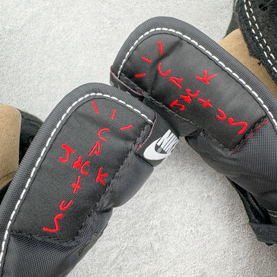 图片[14]-＃PK纯原 Travis Scott x Air Jordan AJ1 Low OG TS联名倒钩4.0低帮 黑武士 DM7866-001 圈内最强倒钩系列 高端零售特供批次 产品品控稳定性领先行业 各方面均可对飙L版 良心定价不杀猪 SZ原厂全套原楦原纸板冲刀磨具开发 原厂皮料加持 原厂港宝加持定型后跟R度完美 同源原厂电绣 鬼脸飞翼针数密度立体效果一致 百分百一致原鞋 原厂拉帮工艺 针距密度一致 后跟弧度收口自然不对折 极致一眼正品既视感 进口玻璃冲刀皮料裁剪零毛边 全鞋电脑针车工艺 品控清洁度最高QC检验标准 免检产品 原厂订购鞋盒、鞋标、防尘纸、鞋撑、鞋带 追求极致的原厂味道 尺码：36 36.5 37.5 38 38.5 39 40 40.5 41 42 42.5 43 44 44.5 45 46 47.5-选品中心