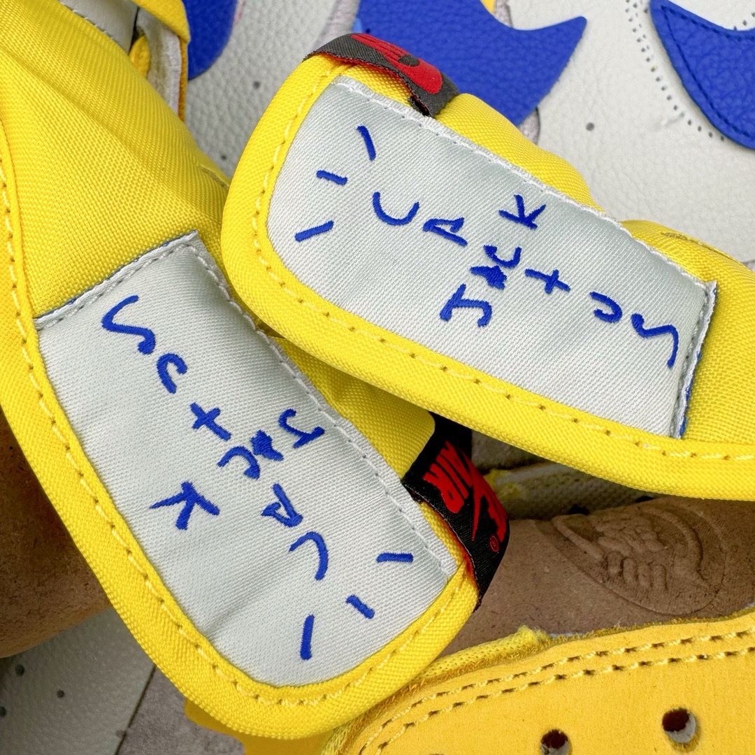 图片[15]-＃PK原厂裁片裸鞋 Travis Scott x Air Jordan AJ1 Low OG SP TS联名倒钩8.0低帮 黄蓝色 DZ4137-700 XC原厂全套原裁片 小手一抖两万飞走 目前市面唯一流出的一套 各大球鞋大咖曝光就是这套 区别市面看图做货 全套原厂生产指令 内外盒标包装纸鞋带配件均同步公司发售大货 已全方位校对 放心开冲 裸鞋 渠道货 玩家 随意操作 尺码：36 36.5 37.5 38 38.5 39 40 40.5 41 42 42.5 43 44 44.5 45 46 47.5-选品中心