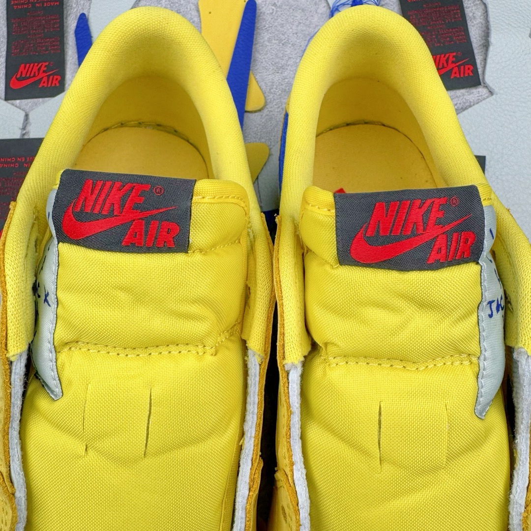 图片[14]-＃PK原厂裁片裸鞋 Travis Scott x Air Jordan AJ1 Low OG SP TS联名倒钩8.0低帮 黄蓝色 DZ4137-700 XC原厂全套原裁片 小手一抖两万飞走 目前市面唯一流出的一套 各大球鞋大咖曝光就是这套 区别市面看图做货 全套原厂生产指令 内外盒标包装纸鞋带配件均同步公司发售大货 已全方位校对 放心开冲 裸鞋 渠道货 玩家 随意操作 尺码：36 36.5 37.5 38 38.5 39 40 40.5 41 42 42.5 43 44 44.5 45 46 47.5-选品中心