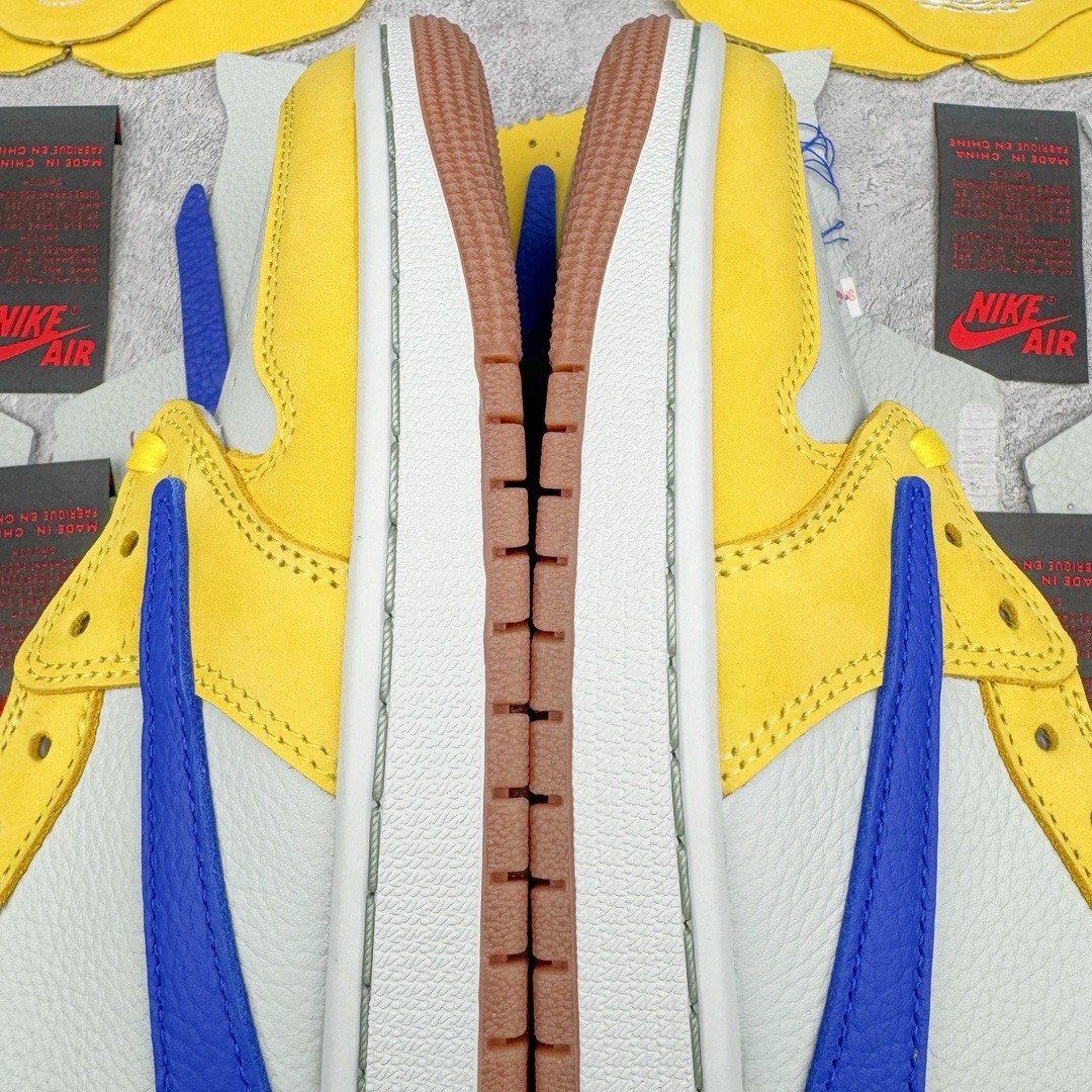 图片[12]-＃PK原厂裁片裸鞋 Travis Scott x Air Jordan AJ1 Low OG SP TS联名倒钩8.0低帮 黄蓝色 DZ4137-700 XC原厂全套原裁片 小手一抖两万飞走 目前市面唯一流出的一套 各大球鞋大咖曝光就是这套 区别市面看图做货 全套原厂生产指令 内外盒标包装纸鞋带配件均同步公司发售大货 已全方位校对 放心开冲 裸鞋 渠道货 玩家 随意操作 尺码：36 36.5 37.5 38 38.5 39 40 40.5 41 42 42.5 43 44 44.5 45 46 47.5-选品中心