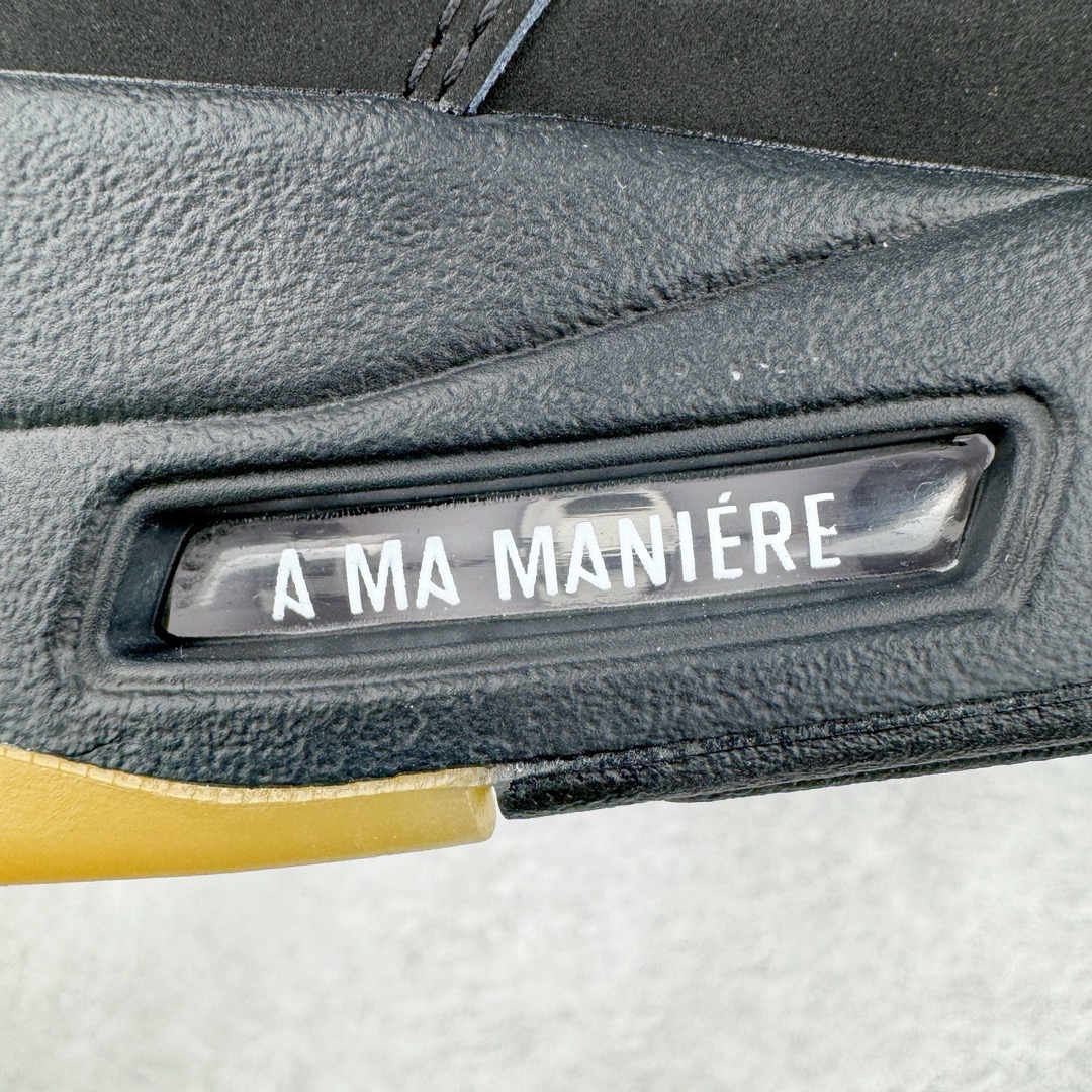 图片[12]-＃PK纯原 A Ma Maniére x Air Jordan AJ5 Retro AMM联名黑色 货号： FD1330-001 SZ原厂全套原楦原纸板磨具开发 原厂皮料加持 原厂港宝加持定型后跟R度完美 同源原厂电绣 飞人针数密度立体效果一致 原厂拉帮手法 原厂配置纸衬高频鞋盒 原厂指令配双鞋带 原厂TPU网格鞋带扣 超高鞋面清洁度 最高QC检验标准 控制溢胶瑕疵 到手可放心比对发售原鞋 上脚百分百充正驾驭 尺码：40 40.5 41 42 42.5 43 44 44.5 45 46 47.5-选品中心