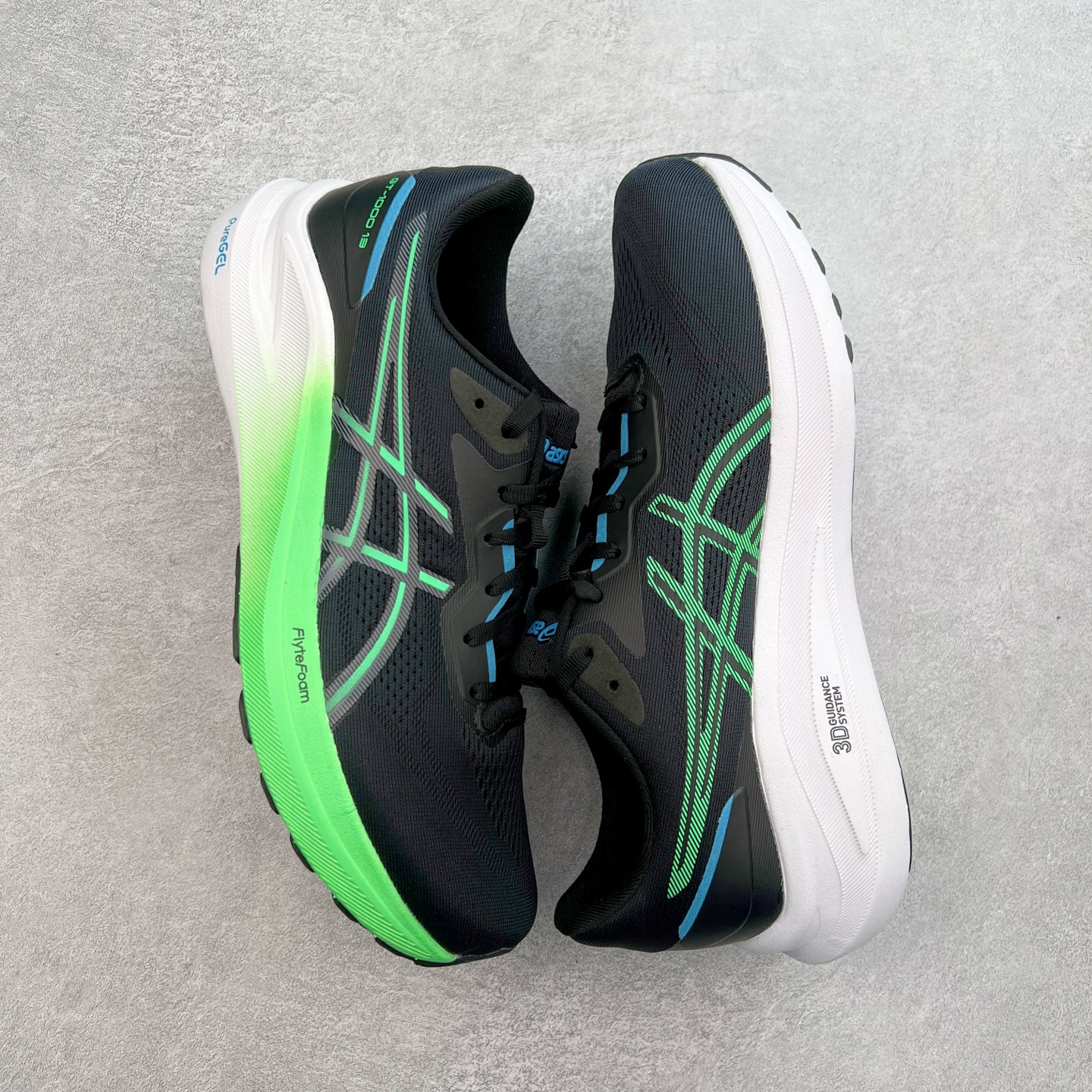 图片[3]-Asics GT-1000 13 GTX 亚瑟士舒适运动稳定防滑支撑低帮休闲跑步鞋 GT-1000 13采用网眼鞋面，提供良好透气性 中底处的PUREGEL科技与FLYTEFOAM缓冲层可減轻鞋身的重量 带来更加柔软的触地脚感 在每一步中创造更加舒适的运动体验 尺码：40 40.5 41.5 42 42.5 43.5 44 44.5 45-选品中心