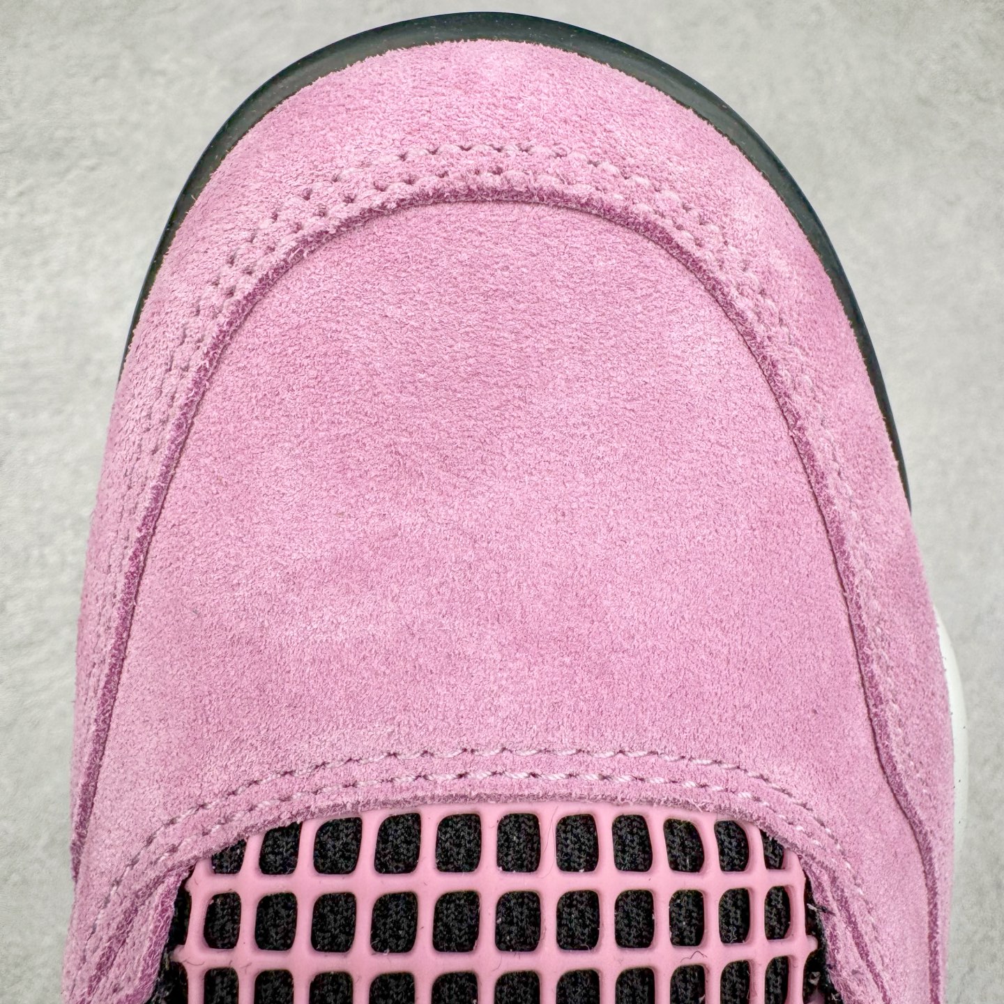 图片[15]-＃OG纯原 Air Jordan AJ4 WMNS \\\”Orchid\\\”猛男粉 AQ9129-501 耗时多个月巨作 重金购买原楦原纸板 确保原汁原味 完美呈现四代版型 原厂织唛标 市面唯一采用原装皮料 正确网格工艺 全方位一致匹配官方细节 尺码：36 36.5 37.5 38 38.5 39 40 40.5 41 42 42.5 43 44 44.5 45 46 47.5-选品中心