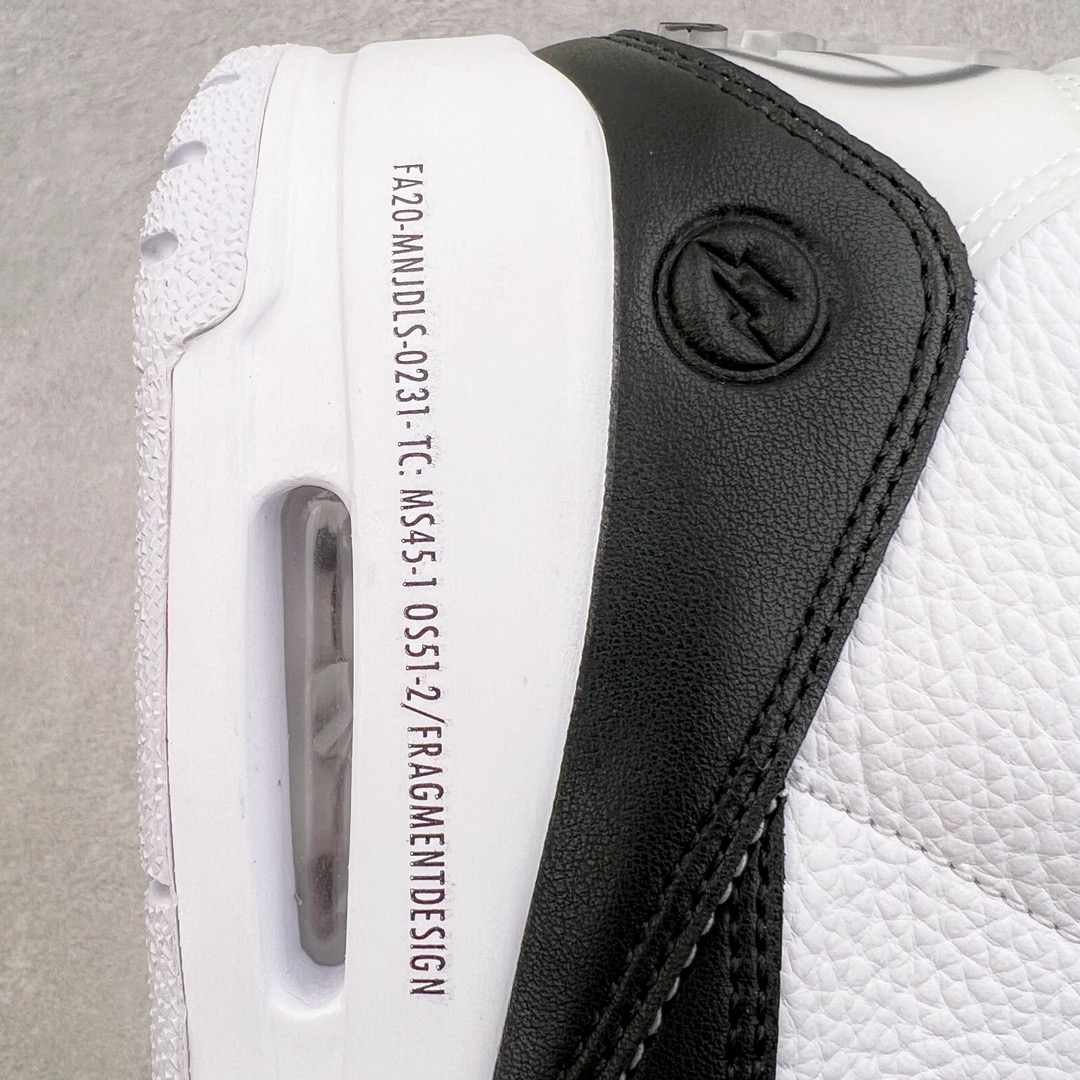 图片[10]-＃KZ神版 Fragment Design x Air Jordan AJ3 Retro 藤原浩闪电联名 DA3595-100 独家外贸特供尺码含45.5 48.5 国内外口碑最好最推荐的产品 市场中端王者 亲自操刀耗时半年巨作 全套原纸板楦头开发 原厂大底磨具加持立体防滑纹理 原装可视Air Sole气垫 原汁原味最完美的三代版型 唯一正确鞋头趴度弧度高度鞋身腰线 此版本只针对中端市场 皮料材质有所更替 其他数据细节工艺流程均保持一致 绝不口嗨 细节品控鞋型随意秒杀市面3XX 4XX 原厂TPU后跟饰片 正确内里反口里网布 皮料菱角分明不变形无多余毛边 正确手工大底描漆拉丝 市场唯一原厂鞋扣模具 原厂织唛标 原厂飞人电绣工艺 尾指中部跳三针 独家绑鞋带手法 印刷中底布 四线拉帮 米色美纹纸贴合固定 进口港宝加持 后跟自然饱满 全鞋荧光划线卡点 追求极致完美 每一双都是工艺品 多重QC质检 超越公司货的品控标准 实实在在的免检产品 尺码：40 40.5 41 42 42.5 43 44 44.5 45 45.5 46 47.5 48.5-选品中心