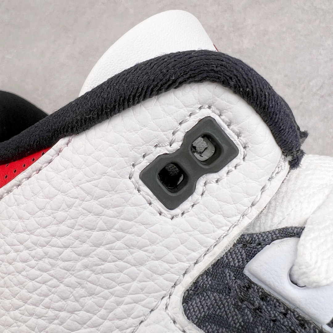 图片[17]-＃KZ神版 Air Jordan AJ3 Retro 火焰红 CZ6431-100 独家外贸特供尺码含45.5 48.5 国内外口碑最好最推荐的产品 市场中端王者 亲自操刀耗时半年巨作 全套原纸板楦头开发 原厂大底磨具加持立体防滑纹理 原装可视Air Sole气垫 原汁原味最完美的三代版型 唯一正确鞋头趴度弧度高度鞋身腰线 此版本只针对中端市场 皮料材质有所更替 其他数据细节工艺流程均保持一致 绝不口嗨 细节品控鞋型随意秒杀市面3XX 4XX 原厂TPU后跟饰片 正确内里反口里网布 皮料菱角分明不变形无多余毛边 正确手工大底描漆拉丝 市场唯一原厂鞋扣模具 原厂织唛标 原厂飞人电绣工艺 尾指中部跳三针 独家绑鞋带手法 印刷中底布 四线拉帮 米色美纹纸贴合固定 进口港宝加持 后跟自然饱满 全鞋荧光划线卡点 追求极致完美 每一双都是工艺品 多重QC质检 超越公司货的品控标准 实实在在的免检产品 尺码：40 40.5 41 42 42.5 43 44 44.5 45 45.5 46 47.5 48.5-选品中心