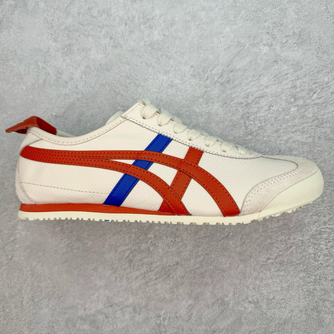 图片[9]-＃HK纯原 Asics Onitsuka Tiger MEXICO 66 亚瑟士鬼冢虎复古经典板鞋 市场最强版本 头层小羊皮加持 海外订单工厂出品 超成熟稳定的做工品控 原装全套纸板楦头开发 原汁原味 完美呈现版型 私模正确鞋底咬花纹路 一比一鞋头弧度高度鞋身弧度 绝不口嗨 细节品控鞋型随意秒杀市面 原档咬花纹路私模大底 一个单元有六个三角形 总体形拼接呈现花瓣状 官方四联吊牌 原装Ortholite轻量化鞋垫 原盒原配 质保卡 说明书 钢印防尘纸 纸板中底带钢印 乳胶组合鞋垫 支持全方位的对比专柜 产品从款式颜色造型上体现出追求舒适和细节的完美 鞋类更是推崇手工制作的严谨与完美 融舒适性与可穿性的设计风格 注重细节的完美和别致魅力 既保持稳重 又不失轻松的时尚感 尺码：36 37 37.5 38 39 39.5 40 40.5 41.5 42 42.5 43.5 44 45 46-选品中心