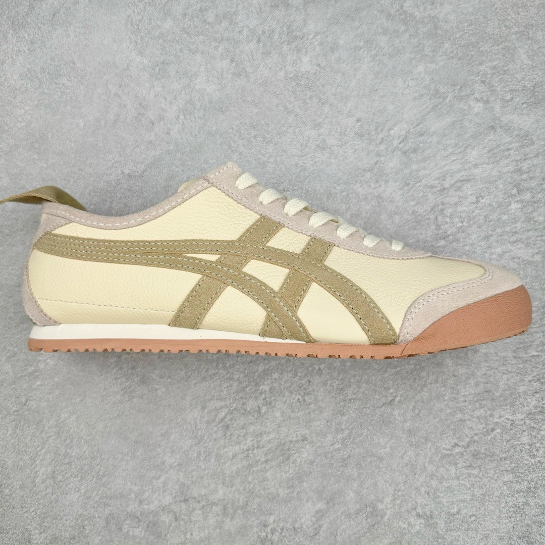 图片[4]-＃HK纯原 Asics Onitsuka Tiger MEXICO 66 亚瑟士鬼冢虎复古经典板鞋 市场最强版本 头层小羊皮加持 海外订单工厂出品 超成熟稳定的做工品控 原装全套纸板楦头开发 原汁原味 完美呈现版型 私模正确鞋底咬花纹路 一比一鞋头弧度高度鞋身弧度 绝不口嗨 细节品控鞋型随意秒杀市面 原档咬花纹路私模大底 一个单元有六个三角形 总体形拼接呈现花瓣状 官方四联吊牌 原装Ortholite轻量化鞋垫 原盒原配 质保卡 说明书 钢印防尘纸 纸板中底带钢印 乳胶组合鞋垫 支持全方位的对比专柜 产品从款式颜色造型上体现出追求舒适和细节的完美 鞋类更是推崇手工制作的严谨与完美 融舒适性与可穿性的设计风格 注重细节的完美和别致魅力 既保持稳重 又不失轻松的时尚感 尺码：36 37 37.5 38 39 39.5 40 40.5 41.5 42 42.5 43.5 44 45 46-选品中心