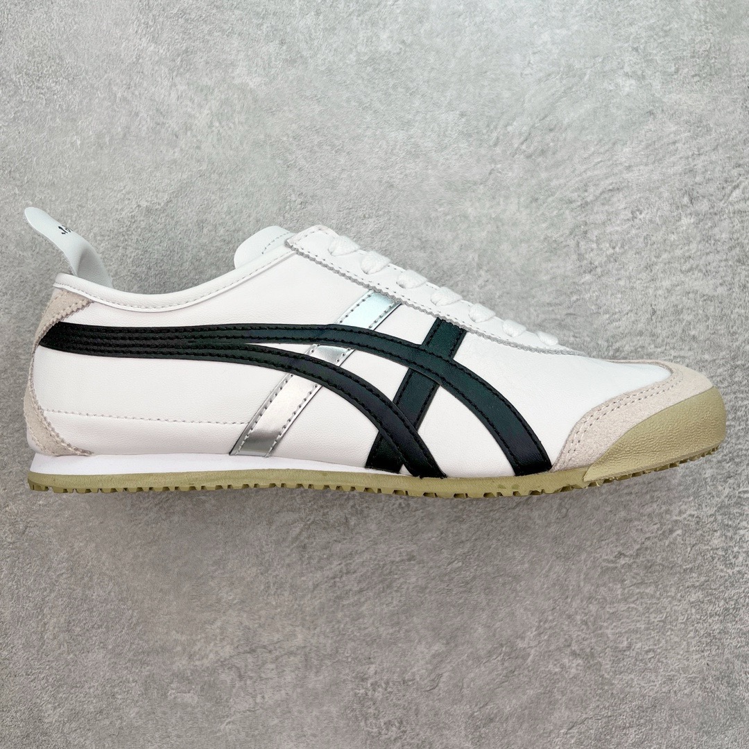 图片[5]-＃HK纯原 Asics Onitsuka Tiger MEXICO 66 亚瑟士鬼冢虎复古经典板鞋 市场最强版本 头层小羊皮加持 海外订单工厂出品 超成熟稳定的做工品控 原装全套纸板楦头开发 原汁原味 完美呈现版型 私模正确鞋底咬花纹路 一比一鞋头弧度高度鞋身弧度 绝不口嗨 细节品控鞋型随意秒杀市面 原档咬花纹路私模大底 一个单元有六个三角形 总体形拼接呈现花瓣状 官方四联吊牌 原装Ortholite轻量化鞋垫 原盒原配 质保卡 说明书 钢印防尘纸 纸板中底带钢印 乳胶组合鞋垫 支持全方位的对比专柜 产品从款式颜色造型上体现出追求舒适和细节的完美 鞋类更是推崇手工制作的严谨与完美 融舒适性与可穿性的设计风格 注重细节的完美和别致魅力 既保持稳重 又不失轻松的时尚感 尺码：36 37 37.5 38 39 39.5 40 40.5 41.5 42 42.5 43.5 44 45 46-选品中心