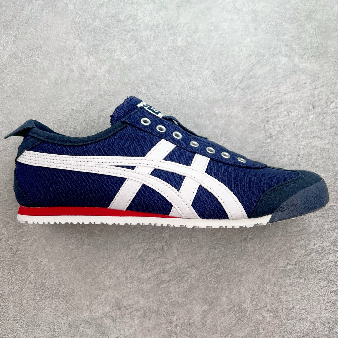 图片[4]-＃HK纯原 Asics Onitsuka Tiger MEXICO 66 亚瑟士鬼冢虎复古经典板鞋 市场最强版本 原厂牛津布加持 海外订单工厂出品 超成熟稳定的做工品控 原装全套纸板楦头开发 原汁原味 完美呈现版型 私模正确鞋底咬花纹路 一比一鞋头弧度高度鞋身弧度 绝不口嗨 细节品控鞋型随意秒杀市面 原档咬花纹路私模大底 一个单元有六个三角形 总体形拼接呈现花瓣状 官方四联吊牌 原装Ortholite轻量化鞋垫 原盒原配 质保卡 说明书 钢印防尘纸 纸板中底带钢印 乳胶组合鞋垫 支持全方位的对比专柜 产品从款式颜色造型上体现出追求舒适和细节的完美 鞋类更是推崇手工制作的严谨与完美 融舒适性与可穿性的设计风格 注重细节的完美和别致魅力 既保持稳重 又不失轻松的时尚感 尺码：36 37 37.5 38 39 39.5 40 40.5 41.5 42 42.5 43.5 44 45 46-选品中心