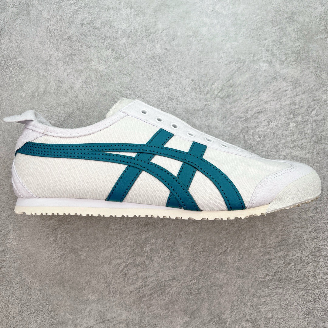 图片[2]-＃HK纯原 Asics Onitsuka Tiger MEXICO 66 亚瑟士鬼冢虎复古经典板鞋 市场最强版本 原厂牛津布加持 海外订单工厂出品 超成熟稳定的做工品控 原装全套纸板楦头开发 原汁原味 完美呈现版型 私模正确鞋底咬花纹路 一比一鞋头弧度高度鞋身弧度 绝不口嗨 细节品控鞋型随意秒杀市面 原档咬花纹路私模大底 一个单元有六个三角形 总体形拼接呈现花瓣状 官方四联吊牌 原装Ortholite轻量化鞋垫 原盒原配 质保卡 说明书 钢印防尘纸 纸板中底带钢印 乳胶组合鞋垫 支持全方位的对比专柜 产品从款式颜色造型上体现出追求舒适和细节的完美 鞋类更是推崇手工制作的严谨与完美 融舒适性与可穿性的设计风格 注重细节的完美和别致魅力 既保持稳重 又不失轻松的时尚感 尺码：36 37 37.5 38 39 39.5 40 40.5 41.5 42 42.5 43.5 44 45 46-选品中心