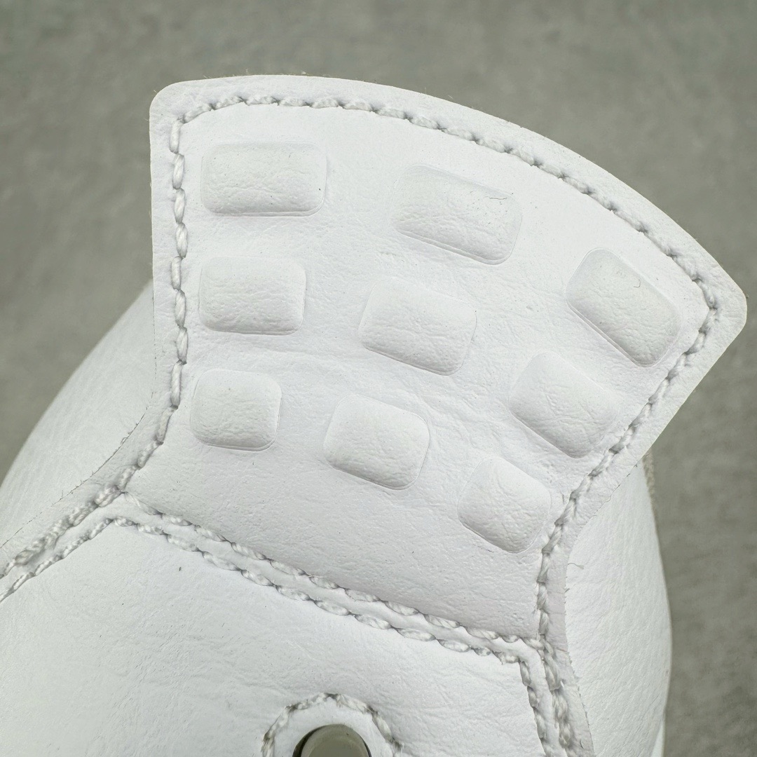 图片[15]-＃lw纯原 Air Jordan AJ4 Retro 白灰奥利奥 CT8527-100 第一梯队最新批次 细节多次校对改良 接近完美 细节达到可过鉴定标准 耗时半年巨作 全套原纸板楦头开发 原厂特供皮料加持 确保原汁原味 完美呈现四代版型 一比一鞋头弧度高度鞋身弧度 数据细节工艺流程均保持原鞋一致 原厂TPU网格鞋带扣 正确内里网布 菱角分明不变形无多余毛边 柔软性质感一致于原鞋 原厂织唛标 原厂飞人电绣工艺 尾指中部跳三针 独家绑鞋带手法 印刷中底布 四线拉帮 米色美纹纸贴合固定 进口港宝加持 后跟自然饱满 全鞋荧光划线卡点 追求极致完美 每一双都是工艺品 多重QC质检 超越公司货的品控标准 实实在在的免检产品 尺码：40 40.5 41 42 42.5 43 44 44.5 45 46 47.5 48.5-选品中心