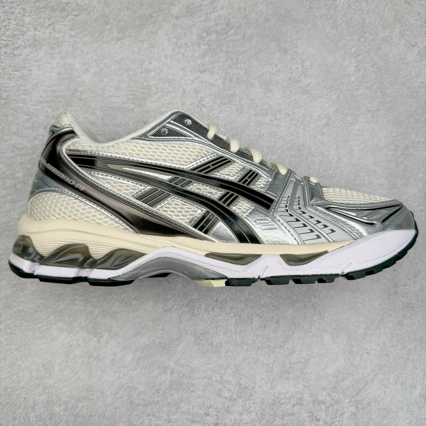 纯原 Asics Gel-Kayano K14 亚瑟士系列复古舒适织物合成革减震防滑耐磨低帮休闲跑步鞋 