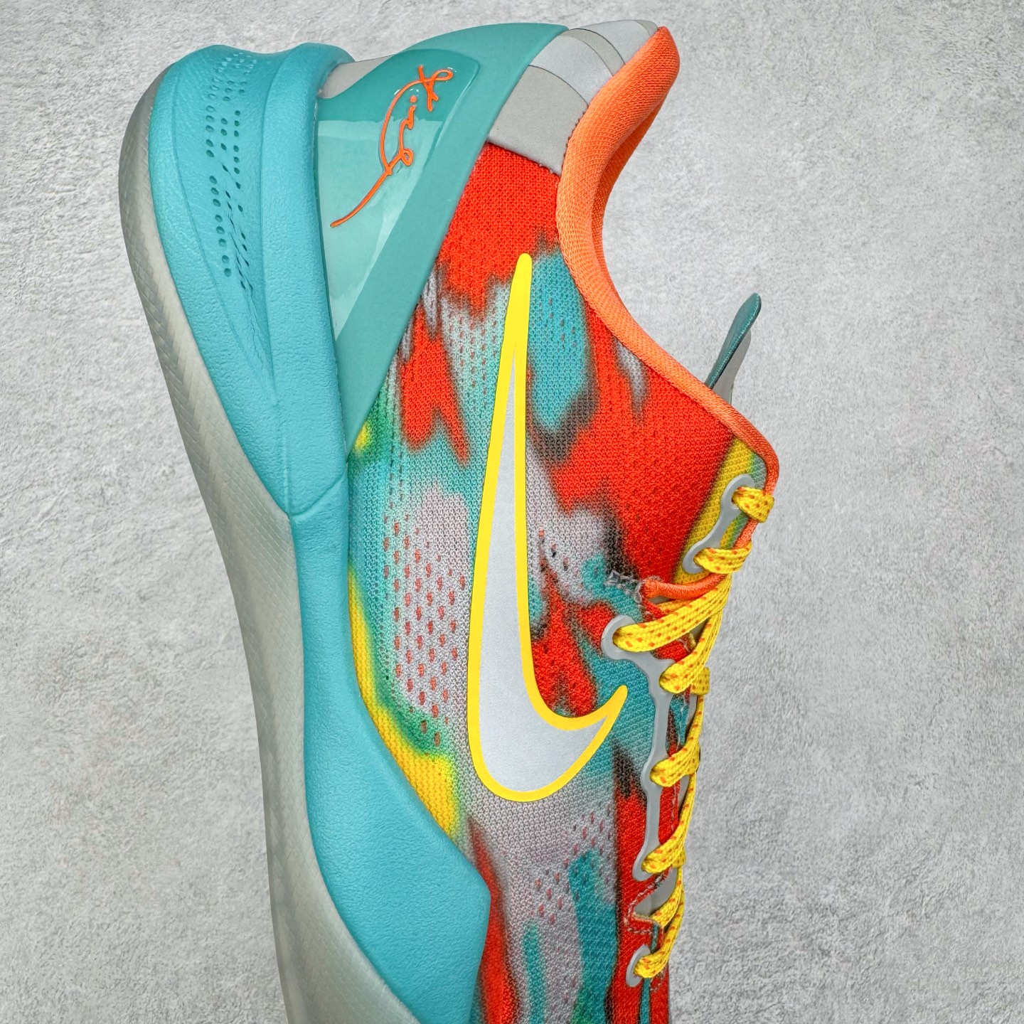 图片[6]-＃GX NK Zoom Kobe Ⅷ System 科比8代复刻实战运动低帮文化篮球鞋 大师之路 威尼斯海滩 FQ3548-001 完美复刻公司货 React科技鞋垫加持 实战配置直接拉满 原楦纸板开发 鞋身流线型、后跟塑形 区分土肥圆 原厂针织鞋面一针一线匹配原版 全身鞋材卡料色独家定制 唯一万针立体刺绣SWOOSH 真实底模最大50.5 实战利器 专供海外市场 独立原厂模具 首批不拼图大几率过验 亲测已过 支持各种高强度实战 无需担心 补货周期极长 脚宽建议买大半码 科比系列前掌偏窄 支持七天无理由退换 尺码： 40 40.5 41 42 42.5 43 44 44.5 45 46 47.5 48.5 49.5 50.5-选品中心