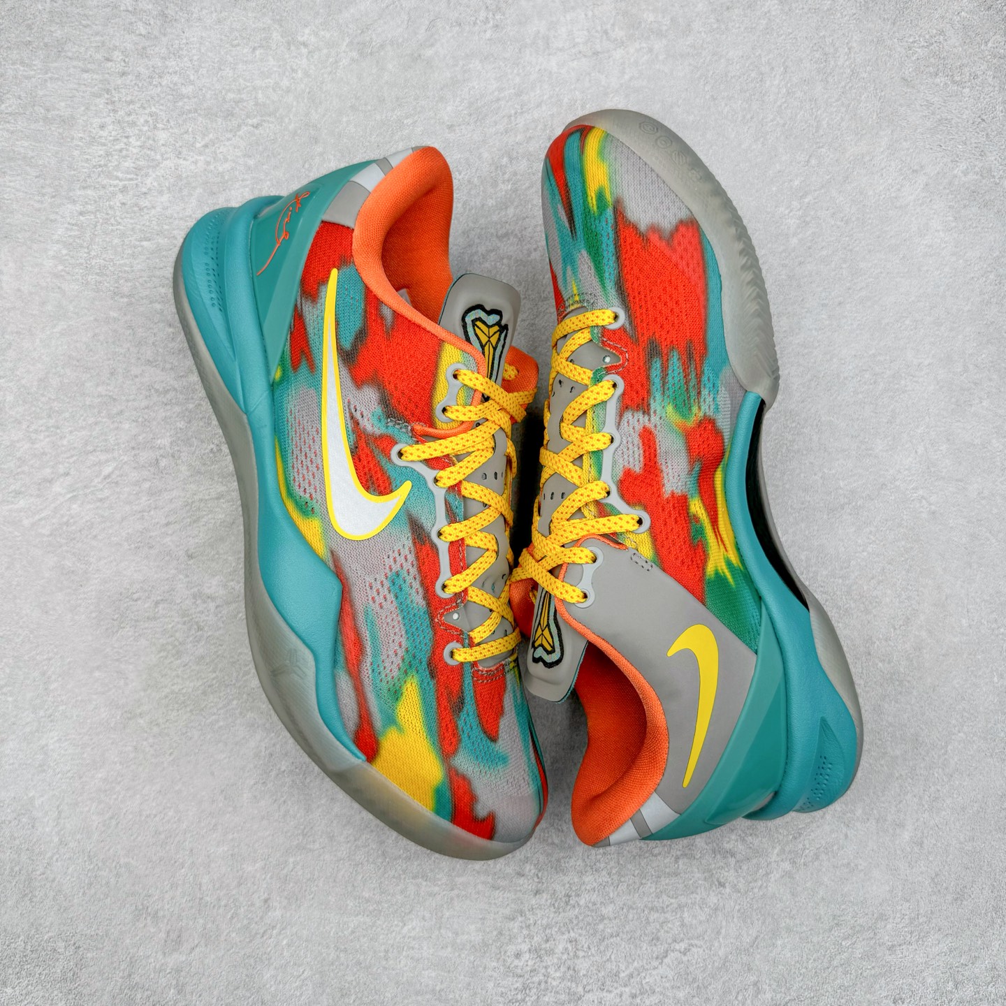 图片[3]-＃GX NK Zoom Kobe Ⅷ System 科比8代复刻实战运动低帮文化篮球鞋 大师之路 威尼斯海滩 FQ3548-001 完美复刻公司货 React科技鞋垫加持 实战配置直接拉满 原楦纸板开发 鞋身流线型、后跟塑形 区分土肥圆 原厂针织鞋面一针一线匹配原版 全身鞋材卡料色独家定制 唯一万针立体刺绣SWOOSH 真实底模最大50.5 实战利器 专供海外市场 独立原厂模具 首批不拼图大几率过验 亲测已过 支持各种高强度实战 无需担心 补货周期极长 脚宽建议买大半码 科比系列前掌偏窄 支持七天无理由退换 尺码： 40 40.5 41 42 42.5 43 44 44.5 45 46 47.5 48.5 49.5 50.5-选品中心