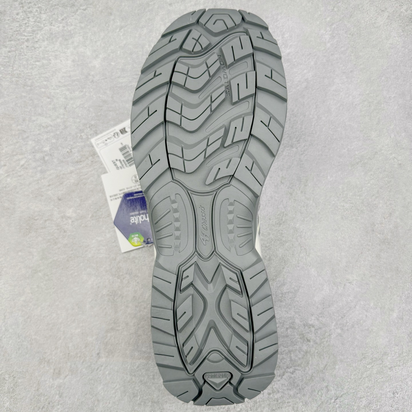 图片[9]-＃PK4.0 Salomon XT-QUEST ADV 萨洛蒙潮流越野机能户外功能鞋 基于市场现有版本全新升级调整改良 现阶段市场最强产物 全新主色陆续出货 大底描漆工整零瑕疵 鞋头定型弧度完美 纯原外贸平台特供订单 耗时半年巨作 全套原纸板楦头开发 原厂特供网布配套加持 确保原汁原味 完美呈现版型 原档数据独家私模五层组合大底 男女鞋同步官方开发至46.5 原装Ortholite轻量化鞋垫 中底布带钢印编号 原厂TPU锁扣 进口港宝加持 后跟自然饱满 还原公司包裹性 基于 SALOMON 初代 XT 鞋身造型并搭载 4D ADVANCED CHASSIS™ 大底打造而成 为这款 XT-QUEST 带来了多项足部控制与保护等功能性 如在运动过程中控制左右晃动的过程而提高稳定性、改善长途越野过程中足中到足尖的过渡、提高感知岩石的精确度以抵抗尖锐物体对脚底的伤害以及采用动态缓冲来增强穿着舒适感 从而减轻疲劳感 使XT-QUEST 成为一双舒适且安全的户外之履 尺码：36 36.5 37.5 38 38.5 39 40 40.5 41 42 42.5 43 44 44.5 45-选品中心