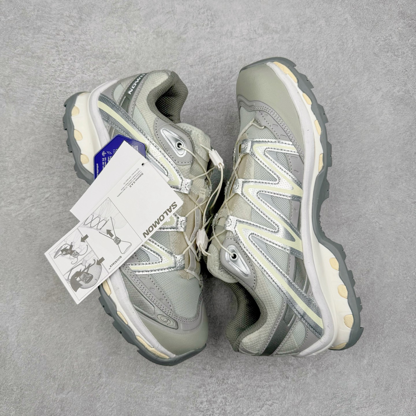 图片[3]-＃PK4.0 Salomon XT-QUEST ADV 萨洛蒙潮流越野机能户外功能鞋 基于市场现有版本全新升级调整改良 现阶段市场最强产物 全新主色陆续出货 大底描漆工整零瑕疵 鞋头定型弧度完美 纯原外贸平台特供订单 耗时半年巨作 全套原纸板楦头开发 原厂特供网布配套加持 确保原汁原味 完美呈现版型 原档数据独家私模五层组合大底 男女鞋同步官方开发至46.5 原装Ortholite轻量化鞋垫 中底布带钢印编号 原厂TPU锁扣 进口港宝加持 后跟自然饱满 还原公司包裹性 基于 SALOMON 初代 XT 鞋身造型并搭载 4D ADVANCED CHASSIS™ 大底打造而成 为这款 XT-QUEST 带来了多项足部控制与保护等功能性 如在运动过程中控制左右晃动的过程而提高稳定性、改善长途越野过程中足中到足尖的过渡、提高感知岩石的精确度以抵抗尖锐物体对脚底的伤害以及采用动态缓冲来增强穿着舒适感 从而减轻疲劳感 使XT-QUEST 成为一双舒适且安全的户外之履 尺码：36 36.5 37.5 38 38.5 39 40 40.5 41 42 42.5 43 44 44.5 45-选品中心