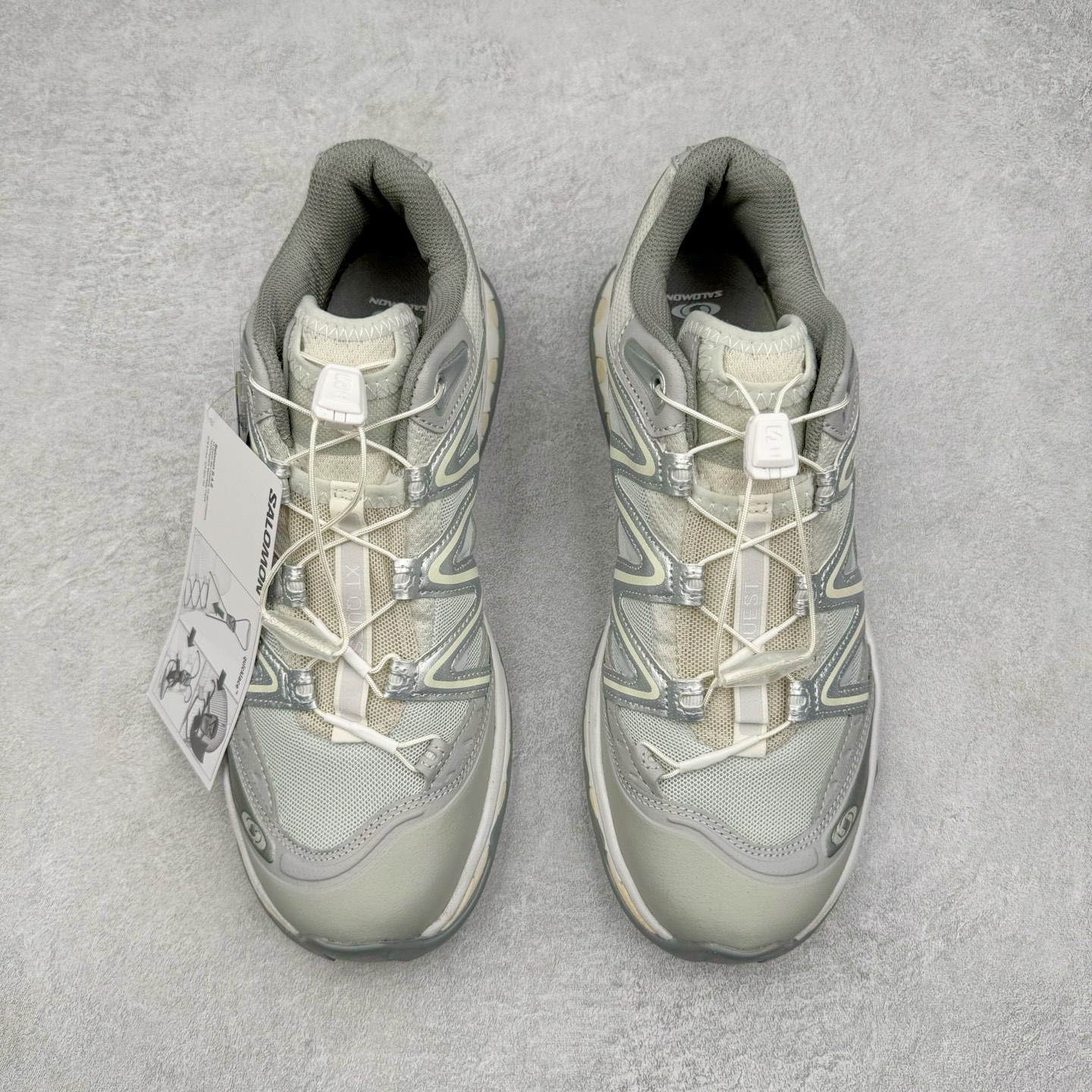 图片[2]-＃PK4.0 Salomon XT-QUEST ADV 萨洛蒙潮流越野机能户外功能鞋 基于市场现有版本全新升级调整改良 现阶段市场最强产物 全新主色陆续出货 大底描漆工整零瑕疵 鞋头定型弧度完美 纯原外贸平台特供订单 耗时半年巨作 全套原纸板楦头开发 原厂特供网布配套加持 确保原汁原味 完美呈现版型 原档数据独家私模五层组合大底 男女鞋同步官方开发至46.5 原装Ortholite轻量化鞋垫 中底布带钢印编号 原厂TPU锁扣 进口港宝加持 后跟自然饱满 还原公司包裹性 基于 SALOMON 初代 XT 鞋身造型并搭载 4D ADVANCED CHASSIS™ 大底打造而成 为这款 XT-QUEST 带来了多项足部控制与保护等功能性 如在运动过程中控制左右晃动的过程而提高稳定性、改善长途越野过程中足中到足尖的过渡、提高感知岩石的精确度以抵抗尖锐物体对脚底的伤害以及采用动态缓冲来增强穿着舒适感 从而减轻疲劳感 使XT-QUEST 成为一双舒适且安全的户外之履 尺码：36 36.5 37.5 38 38.5 39 40 40.5 41 42 42.5 43 44 44.5 45-选品中心