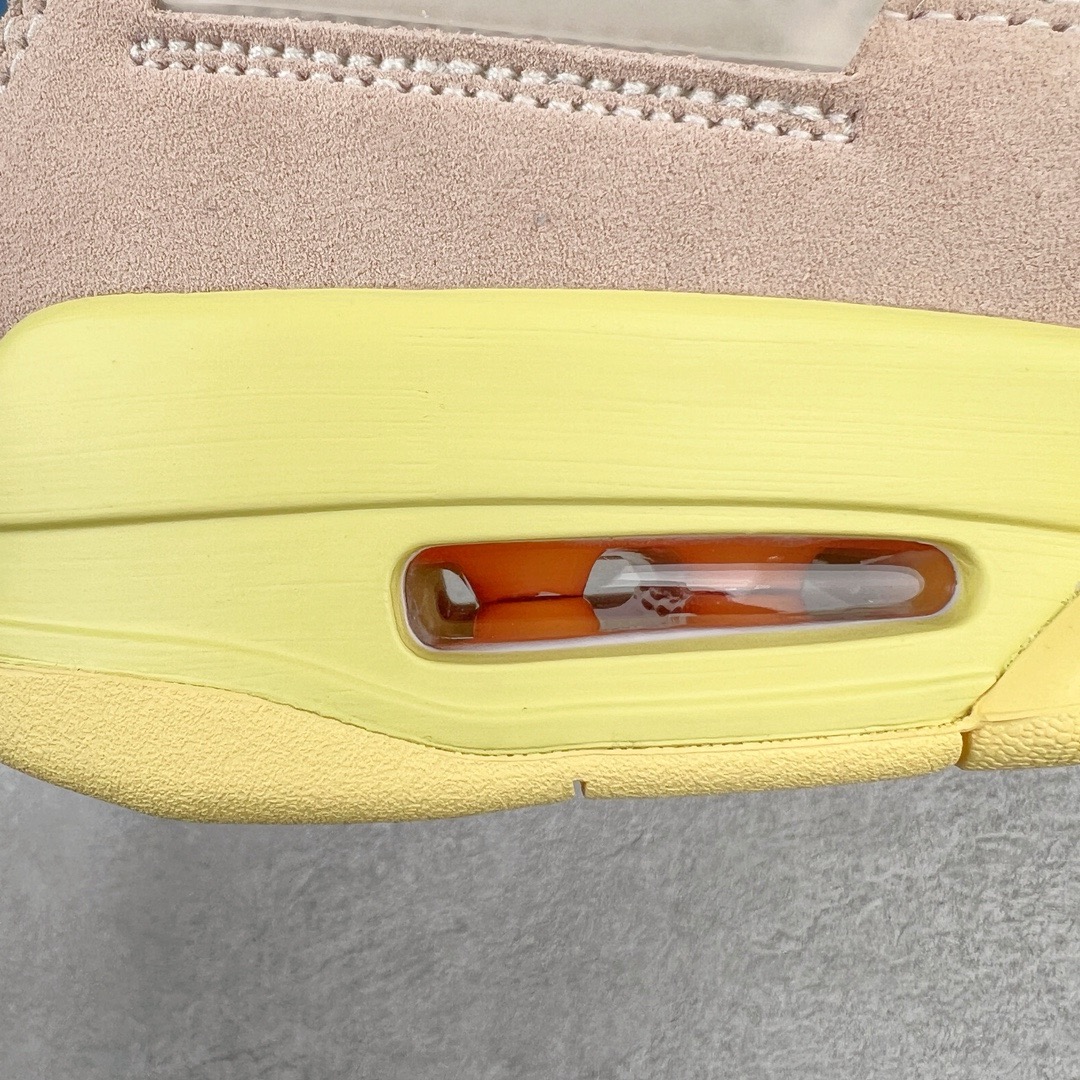 图片[15]-＃GX Union LA x Air Jordan AJ4 Retro SP\\\”Off Noir\\\” UN联名粉红蓝 DC9533-800 圈内最强四代 独家外贸特供尺码含 45.5 49.5 50.5 耗时半年巨作 全套原纸板楦头开发 原厂特供皮料加持 确保原汁原味 完美呈现四代版型 一比一鞋头弧度高度鞋身弧度 数据细节工艺流程均保持原鞋一致 原厂TPU网格鞋带扣 正确内里网布 菱角分明不变形无多余毛边 柔软性质感一致于原鞋 市场唯一原厂鞋扣模具 背面可见隐藏注塑口 原厂织唛标 原厂飞人电绣工艺 尾指中部跳三针 独家绑鞋带手法 印刷中底布 四线拉帮 米色美纹纸贴合固定 进口港宝加持 后跟自然饱满 全鞋荧光划线卡点 追求极致完美 每一双都是工艺品 多重QC质检 超越公司货的品控标准 实实在在的免检产品 尺码：40 40.5 41 42 42.5 43 44 44.5 45 45.5 46 47.5 48.5 49.5 50.5-选品中心