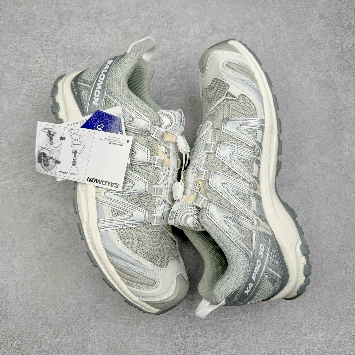 图片[3]-＃PK4.0 SALOMON XA Pro 3D ADV 萨洛蒙潮流越野机能户外功能鞋 基于市场现有版本全新升级调整改良 现阶段市场最强产物 全新主色陆续出货 大底描漆工整零瑕疵 鞋头定型弧度完 纯原外贸平台特供订单 耗时半年巨作 全套原纸板楦头开发 原厂特供网布配套加持 确保原汁原味 完美呈现版型 原档数据独家私模五层组合大底 原装Ortholite轻量化鞋垫 中底布带钢印编号 原厂TPU锁扣 进口港宝加持 后跟自然饱满 还原公司包裹性 鞋面采用SENSIFT贴合技术 全方位贴合包裹脚型 鞋跟部鞋底牵引设计 提供强大的抓地性能 更适应野外崎岖不平的道路 其3D ADVANCED CHASSIS底盘 材料轻量大化 钉齿设计更具稳定性 防护性 鞋底易磨损区运用CONTAGRIP高耐磨材料 应对城市硬质路面长距离跑考验 尺码：36 36.5 37.5 38 38.5 39 40 40.5 41 42 42.5 43 44 44.5 45-选品中心