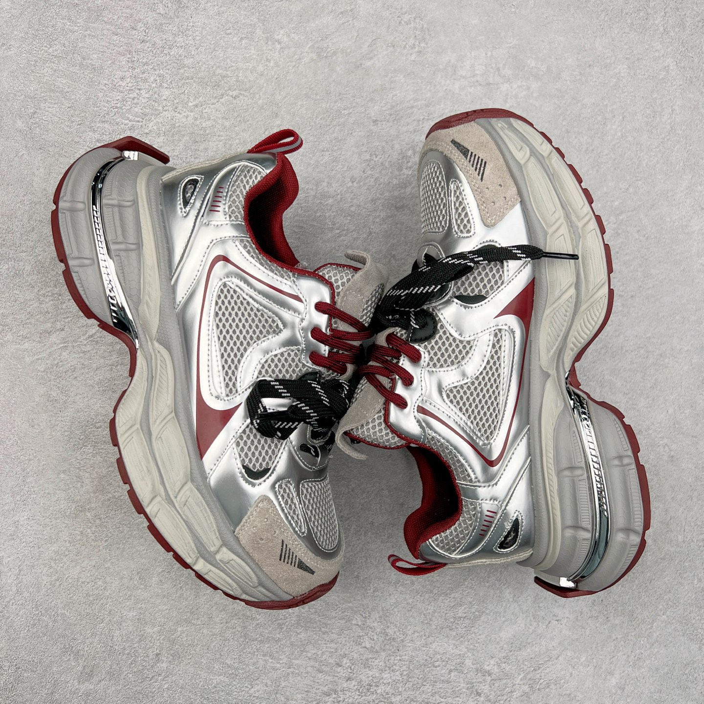 图片[3]-GG-CC Chunky Low白鹿同款独星球 2024新款GGCC低帮复古厚底增高老爹鞋 时髦look轻松定格 不费力展现率性氛围 原版正确大底 高档银盒 酷帅机能风不规则设计大底 8CM 增高厚底 大长腿既视感轻松拿捏 货号：G24X9833 尺码：35 36 37 38 39 40-选品中心