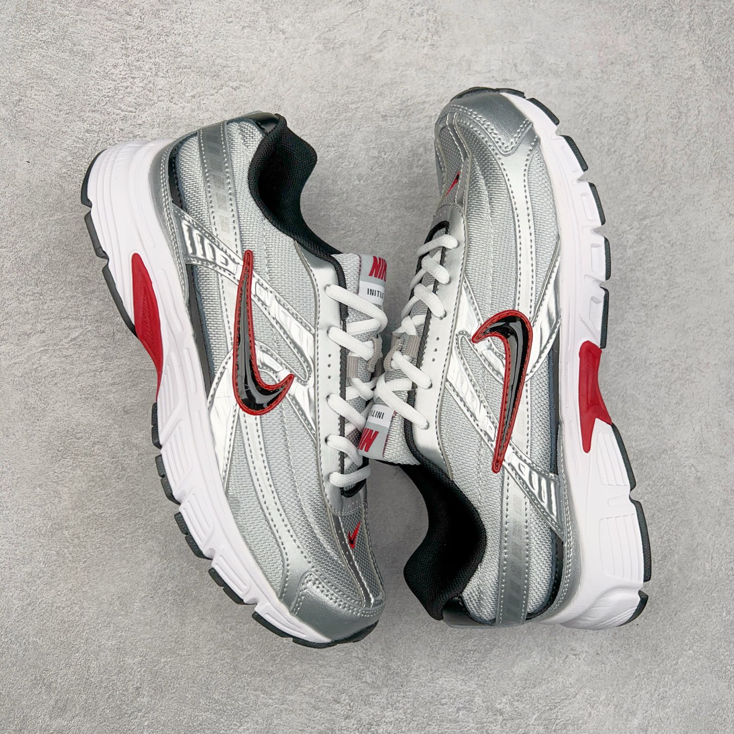 图片[3]-NK Initiator 创始者系列复古老爹鞋运动舒适复古网布合成革减震防滑耐磨低帮休闲跑步鞋 394055-001 Ins爆火全新韩系古着风 回味经典 采用透气网眼鞋面和支撑覆盖层 自然运动设计的Phlyon中底用于缓冲 BRS 1000碳橡胶外底具有轻质柔韧性 牵引力和耐用性 尺码：36 36.5 37.5 38 38.5 39 40 40.5 41 42 42.5 43 44 45-选品中心