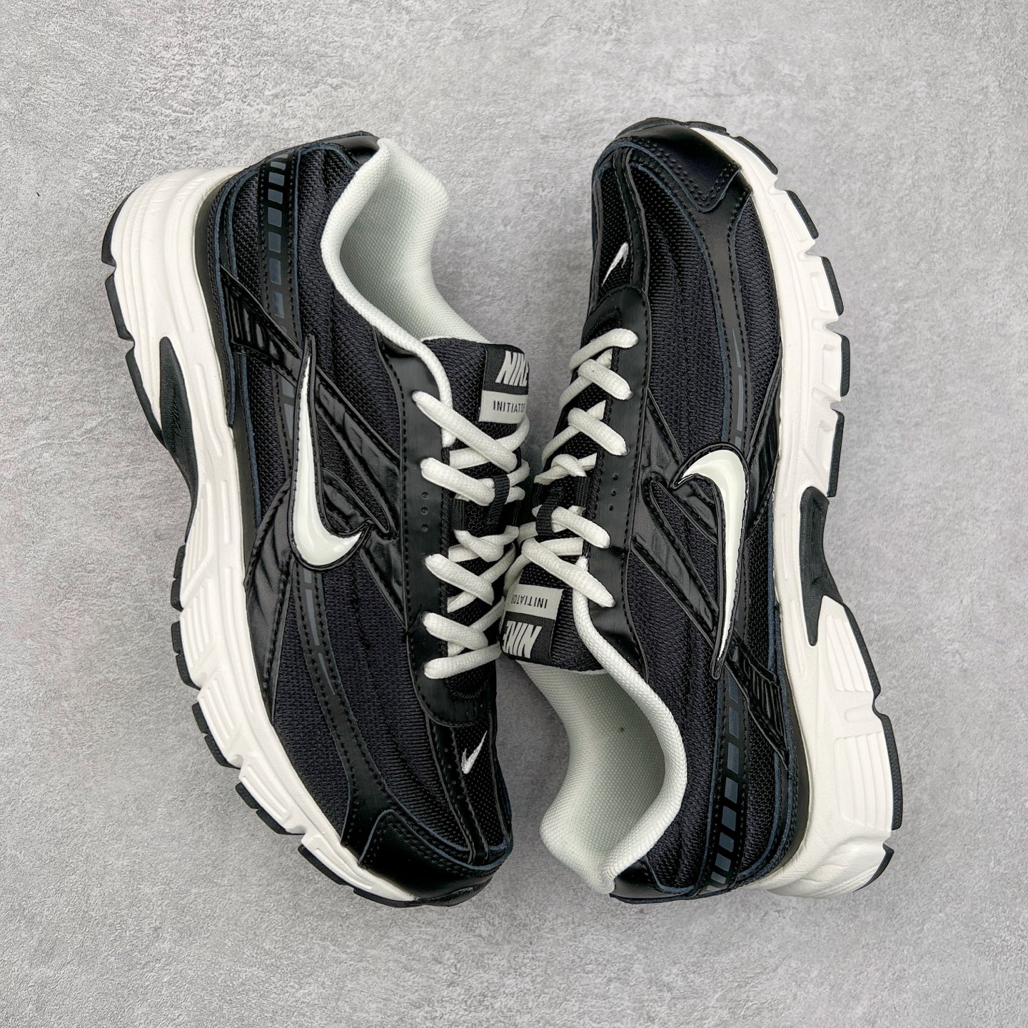 图片[3]-NK Initiator 创始者系列复古老爹鞋运动舒适复古网布合成革减震防滑耐磨低帮休闲跑步鞋 394055-096 Ins爆火全新韩系古着风 回味经典 采用透气网眼鞋面和支撑覆盖层 自然运动设计的Phlyon中底用于缓冲 BRS 1000碳橡胶外底具有轻质柔韧性 牵引力和耐用性 尺码：36 36.5 37.5 38 38.5 39 40 40.5 41 42 42.5 43 44 45-选品中心