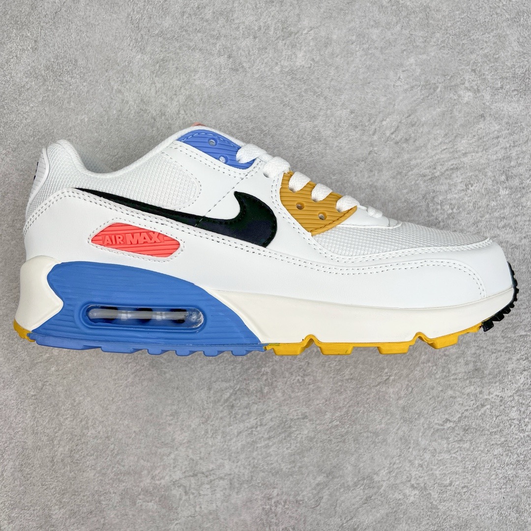 图片[5]-＃MX版 NK Air MAX 90 气垫复古减震跑步鞋 经典重温 独家陆续补货 外单专供大厂出品 品质稳定 一百余色 终端操作 Air Max 90于1990年推出 来自Air Max系列 在Air Max 1的基础上改进而得 增加了气垫面积 外型上也更为流线 最特別的就是加入了菱纹塑胶嵌板 为Air Max 90增添了许多潮流气息 皮革鞋面 造就出色耐穿性和支撑力 Max Air缓震配置搭配泡棉中底 令Air Max 90轻盈而舒适 华夫格橡胶外底 铸就Air Max 90非凡的抓地力 而Air Max 90不仅是一双跑鞋 它成功跨越了时间的演进 成为了球鞋文化与潮流圈中最熟为人知的鞋款之一 尺码：36 36.5 37.5 38 38.5 39 40 40.5 41 42 42.5 43 44 44.5 45-选品中心