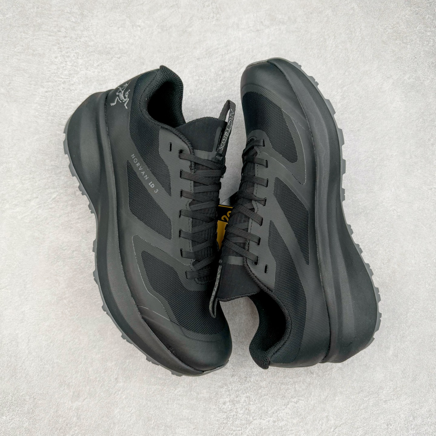 图片[3]-＃TZD特供 Arcteryx Norvan LD 3 Gore-Tex 始祖鸟系列长距离越野登山徒步户外防水多功能运动跑鞋 台州原厂独家原底面配置 全套原厂生产指令加持 原厂特供Vibram外底 防水弹力尼龙布 外层热压TPU鞋面 随意纵横 内外盒标包装纸鞋带配件均同步公司 完美拉帮中底带钢印 仅服务市场百分之五高端客户 公司一样的东西 放心开冲 外贸 零售 裸鞋 渠道货 随意操作 承诺半个月内开胶直接换新 尺码同步官方：39.5 40 40.5 41 42 42.5 43 44 44.5 45-选品中心