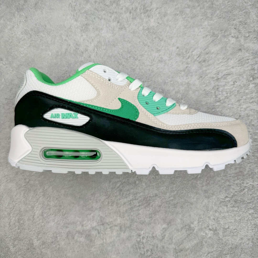 图片[3]-＃MX版 NK Air MAX 90 气垫复古减震跑步鞋 经典重温 独家陆续补货 外单专供大厂出品 品质稳定 一百余色 终端操作 Air Max 90于1990年推出 来自Air Max系列 在Air Max 1的基础上改进而得 增加了气垫面积 外型上也更为流线 最特別的就是加入了菱纹塑胶嵌板 为Air Max 90增添了许多潮流气息 皮革鞋面 造就出色耐穿性和支撑力 Max Air缓震配置搭配泡棉中底 令Air Max 90轻盈而舒适 华夫格橡胶外底 铸就Air Max 90非凡的抓地力 而Air Max 90不仅是一双跑鞋 它成功跨越了时间的演进 成为了球鞋文化与潮流圈中最熟为人知的鞋款之一 尺码：36 36.5 37.5 38 38.5 39 40 40.5 41 42 42.5 43 44 44.5 45-选品中心