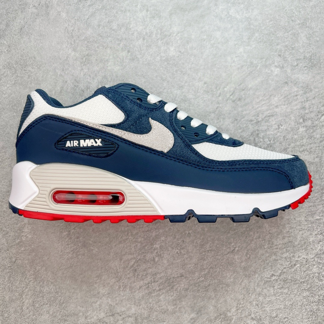 图片[5]-＃MX版 NK Air MAX 90 气垫复古减震跑步鞋 经典重温 独家陆续补货 外单专供大厂出品 品质稳定 一百余色 终端操作 Air Max 90于1990年推出 来自Air Max系列 在Air Max 1的基础上改进而得 增加了气垫面积 外型上也更为流线 最特別的就是加入了菱纹塑胶嵌板 为Air Max 90增添了许多潮流气息 皮革鞋面 造就出色耐穿性和支撑力 Max Air缓震配置搭配泡棉中底 令Air Max 90轻盈而舒适 华夫格橡胶外底 铸就Air Max 90非凡的抓地力 而Air Max 90不仅是一双跑鞋 它成功跨越了时间的演进 成为了球鞋文化与潮流圈中最熟为人知的鞋款之一 尺码：36 36.5 37.5 38 38.5 39 40 40.5 41 42 42.5 43 44 44.5 45-选品中心