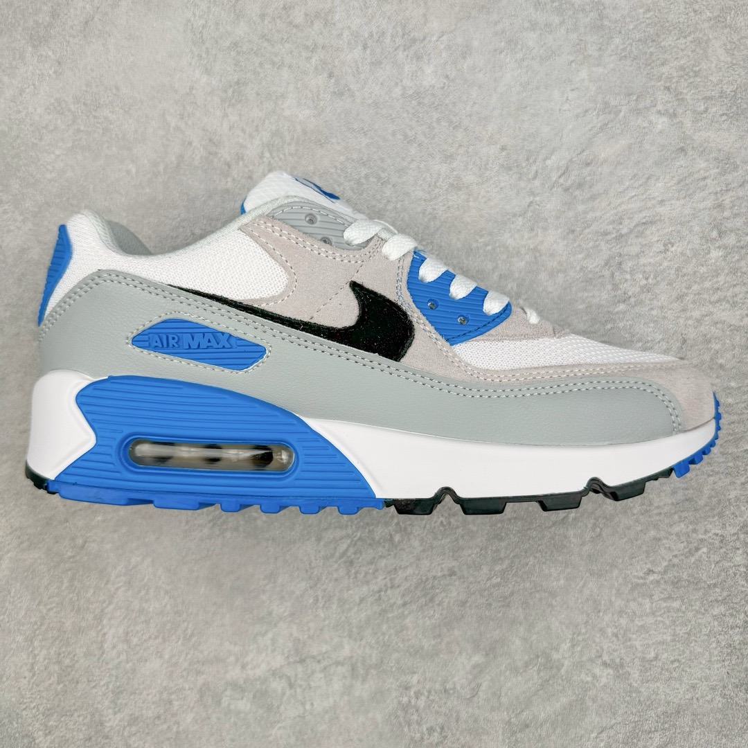 图片[6]-＃MX版 NK Air MAX 90 气垫复古减震跑步鞋 经典重温 独家陆续补货 外单专供大厂出品 品质稳定 一百余色 终端操作 Air Max 90于1990年推出 来自Air Max系列 在Air Max 1的基础上改进而得 增加了气垫面积 外型上也更为流线 最特別的就是加入了菱纹塑胶嵌板 为Air Max 90增添了许多潮流气息 皮革鞋面 造就出色耐穿性和支撑力 Max Air缓震配置搭配泡棉中底 令Air Max 90轻盈而舒适 华夫格橡胶外底 铸就Air Max 90非凡的抓地力 而Air Max 90不仅是一双跑鞋 它成功跨越了时间的演进 成为了球鞋文化与潮流圈中最熟为人知的鞋款之一 尺码：36 36.5 37.5 38 38.5 39 40 40.5 41 42 42.5 43 44 44.5 45-选品中心
