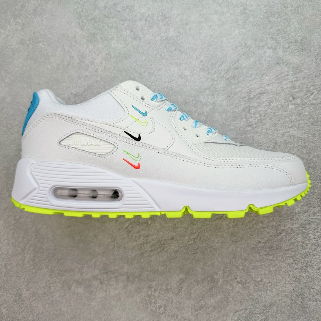 图片[7]-＃MX版 NK Air MAX 90 气垫复古减震跑步鞋 经典重温 独家陆续补货 外单专供大厂出品 品质稳定 一百余色 终端操作 Air Max 90于1990年推出 来自Air Max系列 在Air Max 1的基础上改进而得 增加了气垫面积 外型上也更为流线 最特別的就是加入了菱纹塑胶嵌板 为Air Max 90增添了许多潮流气息 皮革鞋面 造就出色耐穿性和支撑力 Max Air缓震配置搭配泡棉中底 令Air Max 90轻盈而舒适 华夫格橡胶外底 铸就Air Max 90非凡的抓地力 而Air Max 90不仅是一双跑鞋 它成功跨越了时间的演进 成为了球鞋文化与潮流圈中最熟为人知的鞋款之一 尺码：36 36.5 37.5 38 38.5 39 40 40.5 41 42 42.5 43 44 44.5 45-选品中心