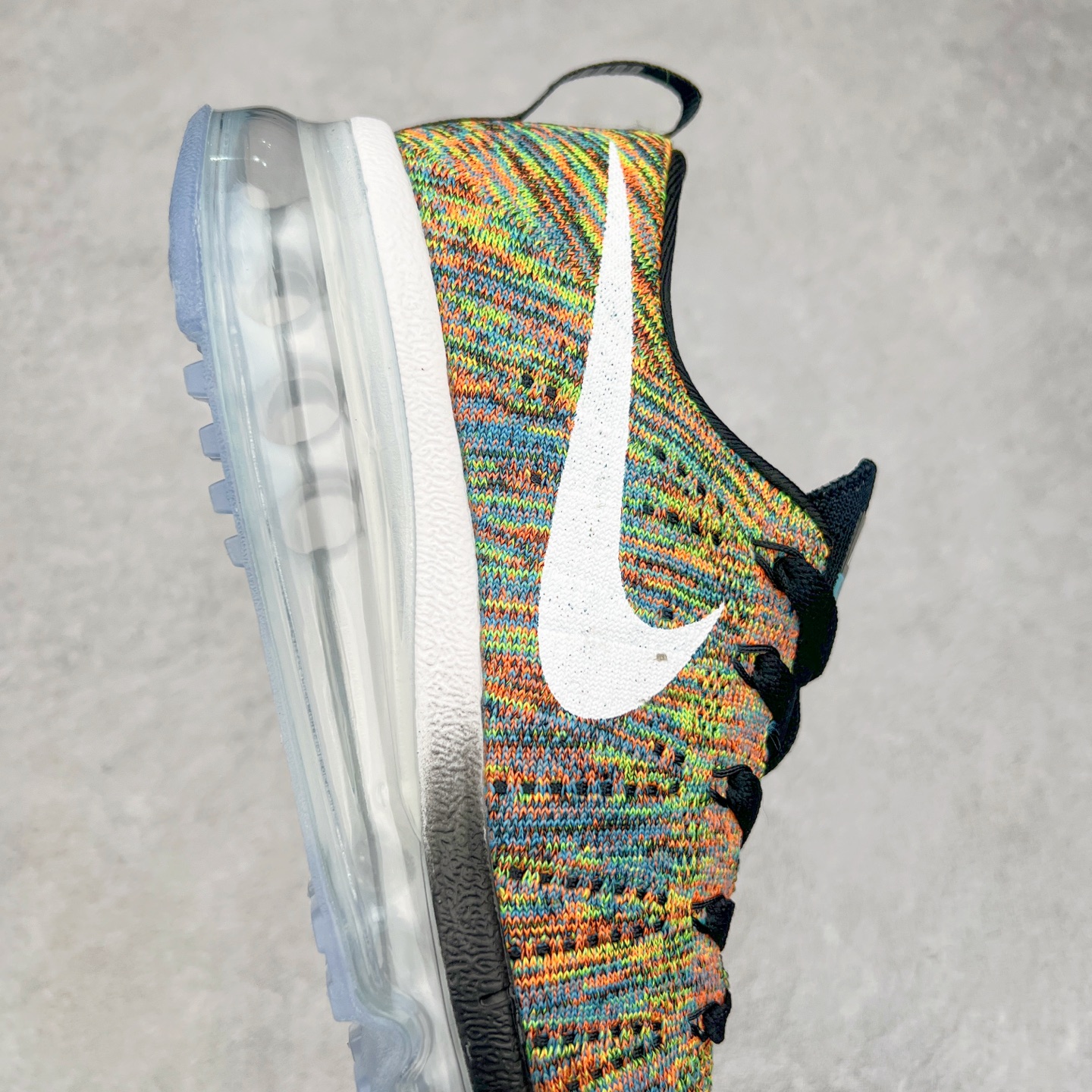 图片[6]-＃纯原 NK Air Max Flyknit 2014 舒适百搭减震耐磨低帮休闲跑步鞋 620469-004 使用备受欢迎的创新FLYKNIT鞋面 一体成形无缝设计将良好的透气性、柔韧性及支撑性完美结合于一身 结合飞线（FLYWIRE）科技 大幅减轻鞋身重量同时 更能根据步态实时调整鞋面的贴合度 如第二层皮肤般轻盈包裹双脚 高性能的缓震性能可将外部冲击力减至最低 让热爱驰骋的你得到可靠的保护 抓地力半透明橡胶外底结合升级版华夫格外底纹路 保证高磨区的耐久性同时更能带给双脚持久稳定的抓地力 无论是路跑或赛道跑 都能为你造就强大功能支持 实拍调校N版已经零色差零失真 百分百还原实物色彩所见即所得 不存在货不对板色差等低级问题 选购参考实物拍摄 不混卖不参货 只用心做好货严格选品 承诺混一赔十 尺码：35.5 36 36.5 37.5 38 38.5 39 40 40.5 41 42 42.5 43 44 44.5 45 46 46.5-选品中心