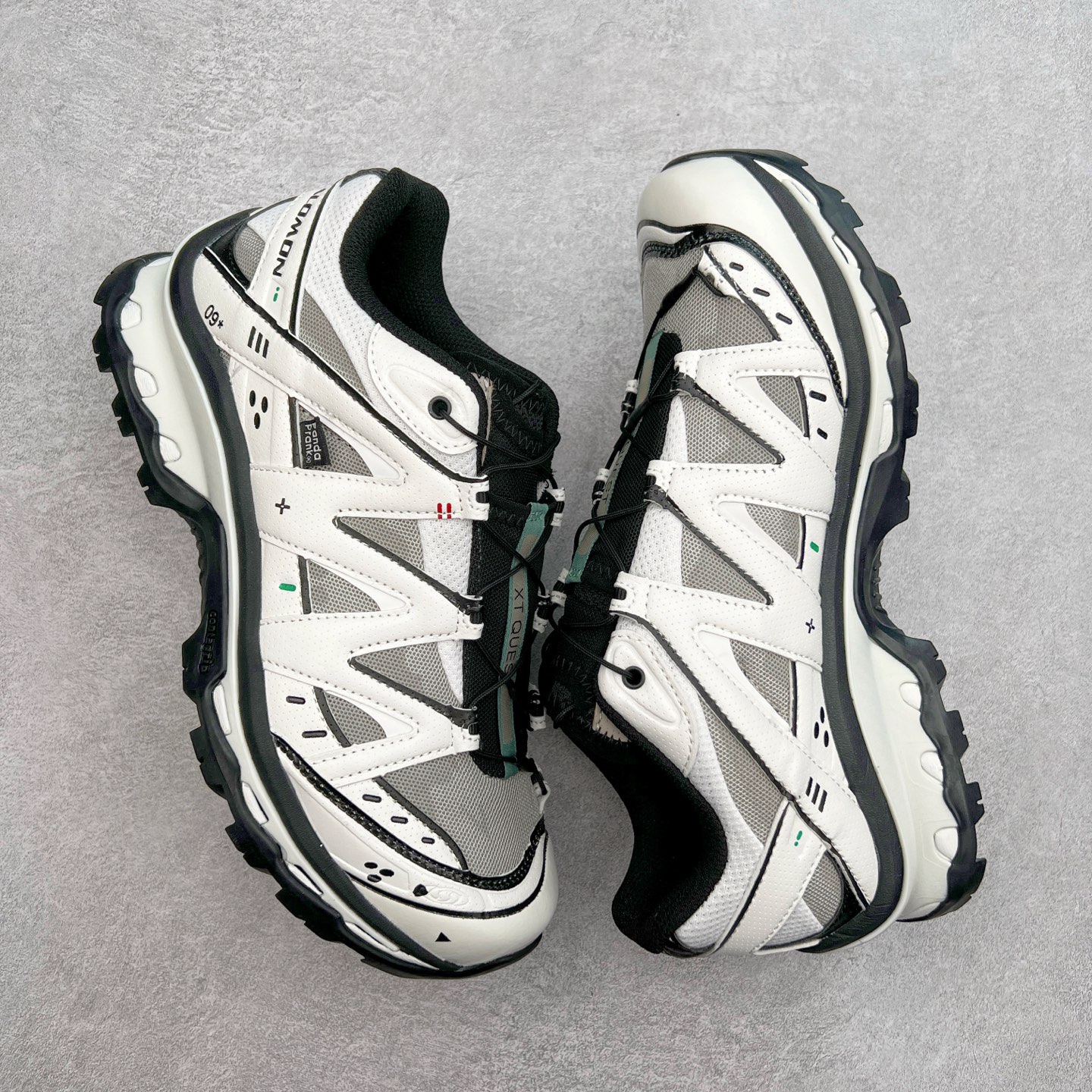 图片[3]-＃C版 Salomon XT-QUEST ADV 萨洛蒙潮流越野机能户外功能鞋 纯原外贸平台特供订单 耗时半年巨作 全套原纸板楦头开发 原厂特供网布配套加持 确保原汁原味 完美呈现版型 原档数据独家私模五层组合大底 男女鞋同步官方开发至46.5 原装Ortholite轻量化鞋垫 中底布带钢印编号 原厂TPU锁扣 进口港宝加持 后跟自然饱满 还原公司包裹性 基于 SALOMON 初代 XT 鞋身造型并搭载 4D ADVANCED CHASSIS™ 大底打造而成 为这款 XT-QUEST 带来了多项足部控制与保护等功能性 如在运动过程中控制左右晃动的过程而提高稳定性、改善长途越野过程中足中到足尖的过渡、提高感知岩石的精确度以抵抗尖锐物体对脚底的伤害以及采用动态缓冲来增强穿着舒适感 从而减轻疲劳感 使 XT-QUEST 成为一双舒适且安全的户外之履 尺码：36 36.5 37.5 38 38.5 39 40 40.5 41 42 42.5 43 44 44.5 45 46 46.5-选品中心