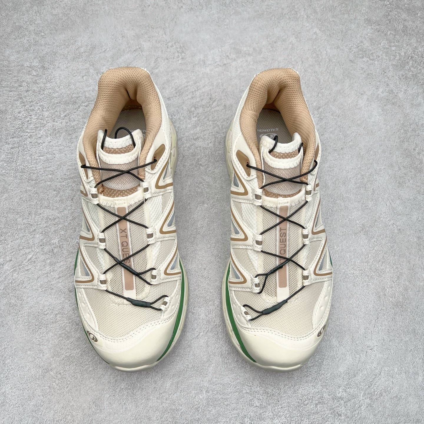 图片[2]-＃C版 Salomon XT-QUEST ADV 萨洛蒙潮流越野机能户外功能鞋 纯原外贸平台特供订单 耗时半年巨作 全套原纸板楦头开发 原厂特供网布配套加持 确保原汁原味 完美呈现版型 原档数据独家私模五层组合大底 男女鞋同步官方开发至46.5 原装Ortholite轻量化鞋垫 中底布带钢印编号 原厂TPU锁扣 进口港宝加持 后跟自然饱满 还原公司包裹性 基于 SALOMON 初代 XT 鞋身造型并搭载 4D ADVANCED CHASSIS™ 大底打造而成 为这款 XT-QUEST 带来了多项足部控制与保护等功能性 如在运动过程中控制左右晃动的过程而提高稳定性、改善长途越野过程中足中到足尖的过渡、提高感知岩石的精确度以抵抗尖锐物体对脚底的伤害以及采用动态缓冲来增强穿着舒适感 从而减轻疲劳感 使 XT-QUEST 成为一双舒适且安全的户外之履 尺码：36 36.5 37.5 38 38.5 39 40 40.5 41 42 42.5 43 44 44.5 45 46 46.5-选品中心