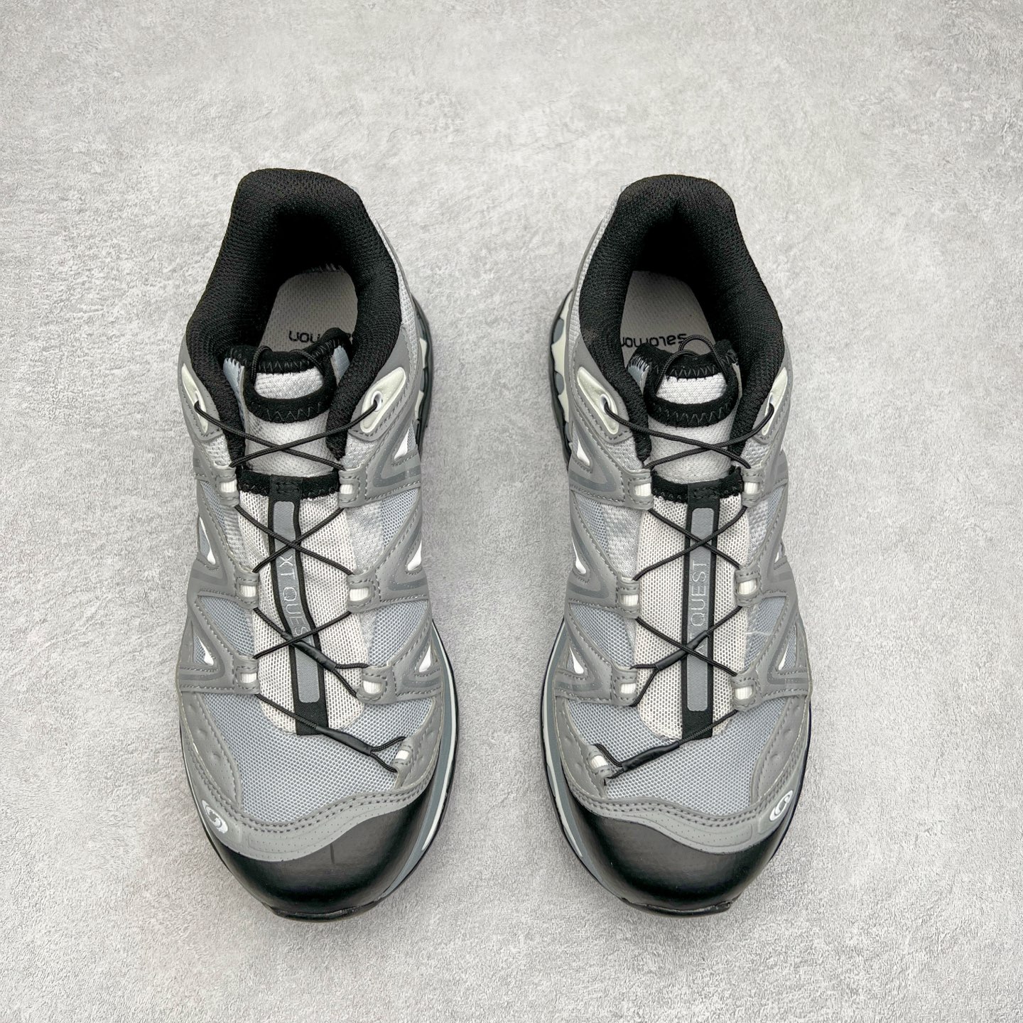 图片[2]-＃C版 Salomon XT-QUEST ADV 萨洛蒙潮流越野机能户外功能鞋 纯原外贸平台特供订单 耗时半年巨作 全套原纸板楦头开发 原厂特供网布配套加持 确保原汁原味 完美呈现版型 原档数据独家私模五层组合大底 男女鞋同步官方开发至46.5 原装Ortholite轻量化鞋垫 中底布带钢印编号 原厂TPU锁扣 进口港宝加持 后跟自然饱满 还原公司包裹性 基于 SALOMON 初代 XT 鞋身造型并搭载 4D ADVANCED CHASSIS™ 大底打造而成 为这款 XT-QUEST 带来了多项足部控制与保护等功能性 如在运动过程中控制左右晃动的过程而提高稳定性、改善长途越野过程中足中到足尖的过渡、提高感知岩石的精确度以抵抗尖锐物体对脚底的伤害以及采用动态缓冲来增强穿着舒适感 从而减轻疲劳感 使 XT-QUEST 成为一双舒适且安全的户外之履 尺码：36 36.5 37.5 38 38.5 39 40 40.5 41 42 42.5 43 44 44.5 45 46 46.5-选品中心