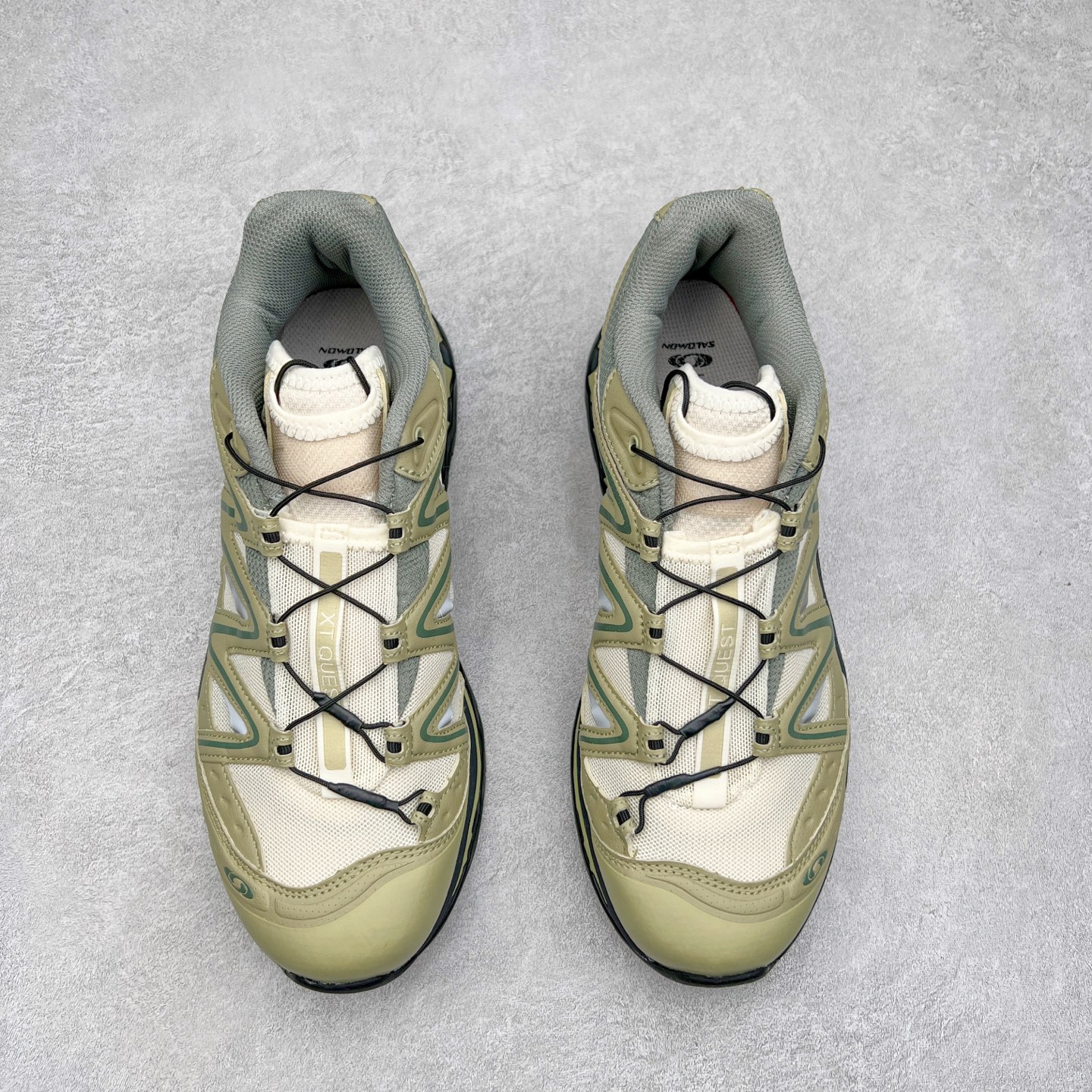 图片[2]-＃C版 Salomon XT-QUEST ADV 萨洛蒙潮流越野机能户外功能鞋 纯原外贸平台特供订单 耗时半年巨作 全套原纸板楦头开发 原厂特供网布配套加持 确保原汁原味 完美呈现版型 原档数据独家私模五层组合大底 男女鞋同步官方开发至46.5 原装Ortholite轻量化鞋垫 中底布带钢印编号 原厂TPU锁扣 进口港宝加持 后跟自然饱满 还原公司包裹性 基于 SALOMON 初代 XT 鞋身造型并搭载 4D ADVANCED CHASSIS™ 大底打造而成 为这款 XT-QUEST 带来了多项足部控制与保护等功能性 如在运动过程中控制左右晃动的过程而提高稳定性、改善长途越野过程中足中到足尖的过渡、提高感知岩石的精确度以抵抗尖锐物体对脚底的伤害以及采用动态缓冲来增强穿着舒适感 从而减轻疲劳感 使 XT-QUEST 成为一双舒适且安全的户外之履 尺码：36 36.5 37.5 38 38.5 39 40 40.5 41 42 42.5 43 44 44.5 45 46 46.5-选品中心