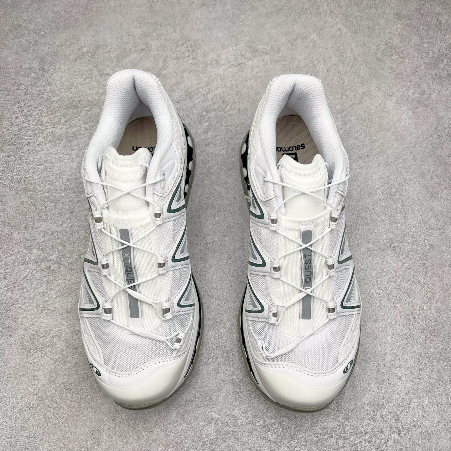 图片[2]-＃C版 Salomon XT-QUEST ADV 萨洛蒙潮流越野机能户外功能鞋 纯原外贸平台特供订单 耗时半年巨作 全套原纸板楦头开发 原厂特供网布配套加持 确保原汁原味 完美呈现版型 原档数据独家私模五层组合大底 男女鞋同步官方开发至46.5 原装Ortholite轻量化鞋垫 中底布带钢印编号 原厂TPU锁扣 进口港宝加持 后跟自然饱满 还原公司包裹性 基于 SALOMON 初代 XT 鞋身造型并搭载 4D ADVANCED CHASSIS™ 大底打造而成 为这款 XT-QUEST 带来了多项足部控制与保护等功能性 如在运动过程中控制左右晃动的过程而提高稳定性、改善长途越野过程中足中到足尖的过渡、提高感知岩石的精确度以抵抗尖锐物体对脚底的伤害以及采用动态缓冲来增强穿着舒适感 从而减轻疲劳感 使 XT-QUEST 成为一双舒适且安全的户外之履 尺码：36 36.5 37.5 38 38.5 39 40 40.5 41 42 42.5 43 44 44.5 45 46 46.5-选品中心