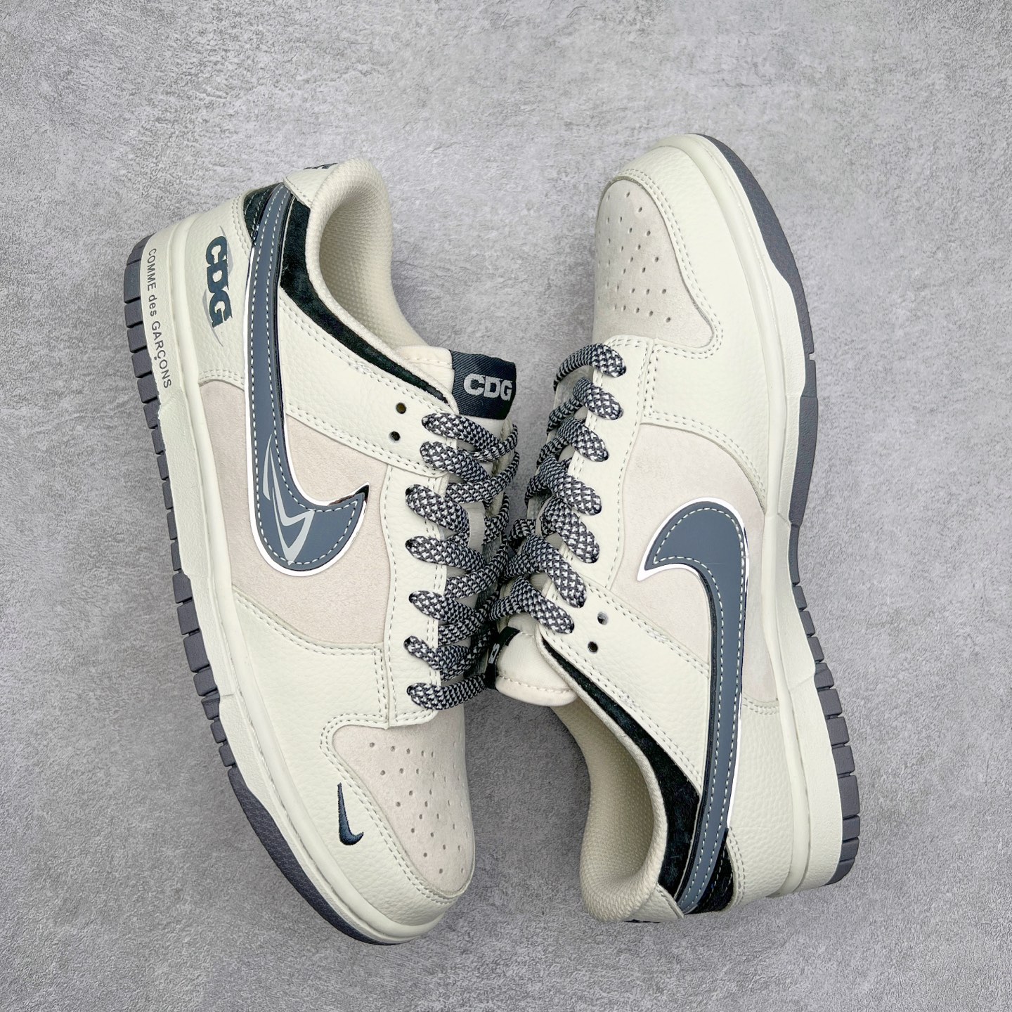 图片[3]-NK Dunk Low 定制配色 DJ2024-134 大厂出品 极力推荐 原装头层材料 独家版型蒸餾加工帶來的是更好的视觉和脚感体验大厂纯原品质出货 清洁度 电绣工艺 皮料切割干净无任何毛边 细节完美 尺码：36 36.5 37.5 38 38.5 39 40 40.5 41 42 42.5 43 44 44.5 45-选品中心