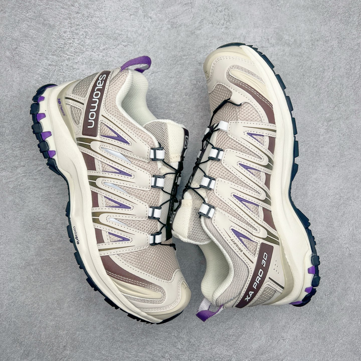 图片[3]-＃C版 SALOMON XA Pro 3D ADV 萨洛蒙潮流越野机能户外功能鞋 纯原外贸平台特供订单 耗时半年巨作 全套原纸板楦头开发 原厂特供网布配套加持 确保原汁原味 完美呈现版型 原档数据独家私模五层组合大底 原装Ortholite轻量化鞋垫 中底布带钢印编号 原厂TPU锁扣 进口港宝加持 后跟自然饱满 还原公司包裹性 鞋面采用SENSIFT贴合技术 全方位贴合包裹脚型 鞋跟部鞋底牵引设计 提供强大的抓地性能 更适应野外崎岖不平的道路 其3D ADVANCED CHASSIS底盘 材料轻量大化 钉齿设计更具稳定性 防护性 鞋底易磨损区运用CONTAGRIP高耐磨材料 应对城市硬质路面长距离跑考验 尺码：36 36.5 37.5 38 38.5 39 40 40.5 41 42 42.5 43 44 44.5 45-选品中心