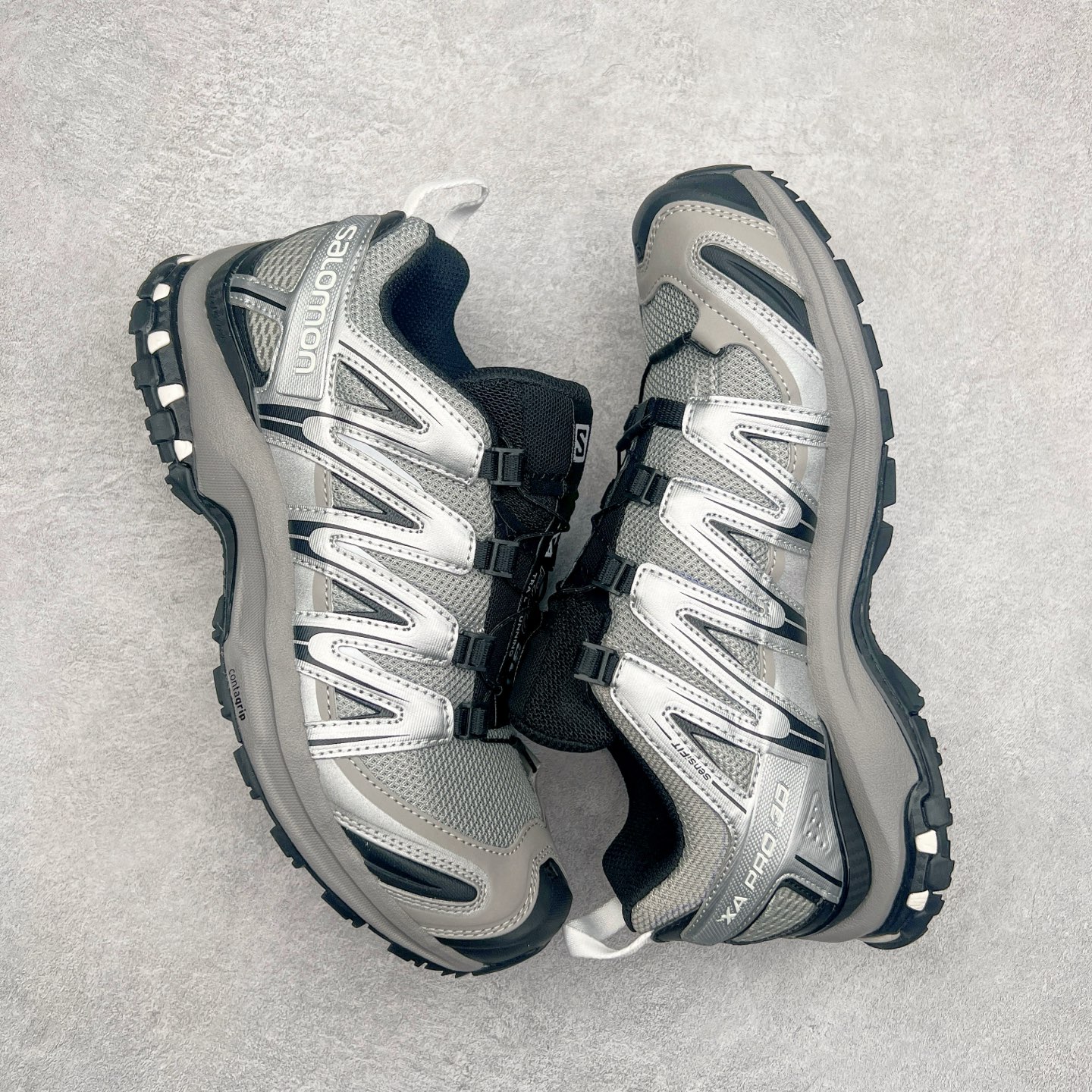 图片[3]-＃C版 SALOMON XA Pro 3D ADV 萨洛蒙潮流越野机能户外功能鞋 纯原外贸平台特供订单 耗时半年巨作 全套原纸板楦头开发 原厂特供网布配套加持 确保原汁原味 完美呈现版型 原档数据独家私模五层组合大底 原装Ortholite轻量化鞋垫 中底布带钢印编号 原厂TPU锁扣 进口港宝加持 后跟自然饱满 还原公司包裹性 鞋面采用SENSIFT贴合技术 全方位贴合包裹脚型 鞋跟部鞋底牵引设计 提供强大的抓地性能 更适应野外崎岖不平的道路 其3D ADVANCED CHASSIS底盘 材料轻量大化 钉齿设计更具稳定性 防护性 鞋底易磨损区运用CONTAGRIP高耐磨材料 应对城市硬质路面长距离跑考验 尺码：36 36.5 37.5 38 38.5 39 40 40.5 41 42 42.5 43 44 44.5 45-选品中心