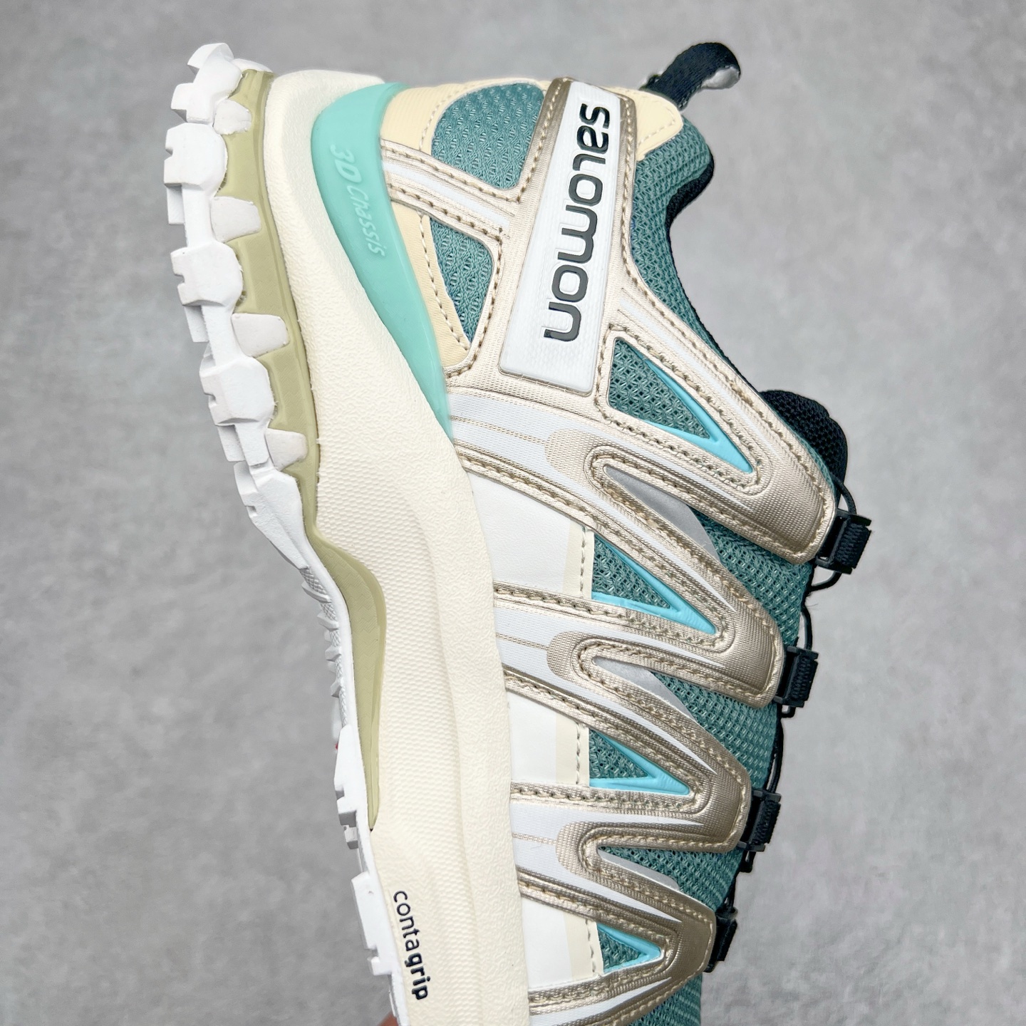 图片[6]-＃C版 SALOMON XA Pro 3D ADV 萨洛蒙潮流越野机能户外功能鞋 纯原外贸平台特供订单 耗时半年巨作 全套原纸板楦头开发 原厂特供网布配套加持 确保原汁原味 完美呈现版型 原档数据独家私模五层组合大底 原装Ortholite轻量化鞋垫 中底布带钢印编号 原厂TPU锁扣 进口港宝加持 后跟自然饱满 还原公司包裹性 鞋面采用SENSIFT贴合技术 全方位贴合包裹脚型 鞋跟部鞋底牵引设计 提供强大的抓地性能 更适应野外崎岖不平的道路 其3D ADVANCED CHASSIS底盘 材料轻量大化 钉齿设计更具稳定性 防护性 鞋底易磨损区运用CONTAGRIP高耐磨材料 应对城市硬质路面长距离跑考验 尺码：36 36.5 37.5 38 38.5 39 40 40.5 41 42 42.5 43 44 44.5 45-选品中心