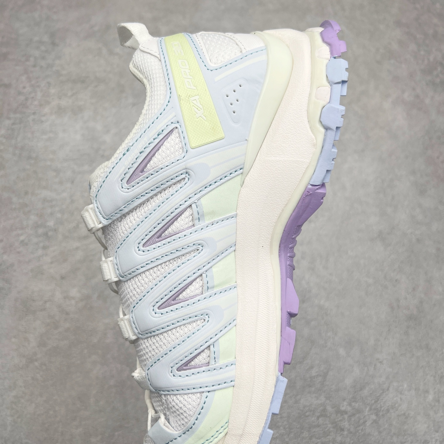 图片[7]-＃C版 SALOMON XA Pro 3D ADV 萨洛蒙潮流越野机能户外功能鞋 纯原外贸平台特供订单 耗时半年巨作 全套原纸板楦头开发 原厂特供网布配套加持 确保原汁原味 完美呈现版型 原档数据独家私模五层组合大底 原装Ortholite轻量化鞋垫 中底布带钢印编号 原厂TPU锁扣 进口港宝加持 后跟自然饱满 还原公司包裹性 鞋面采用SENSIFT贴合技术 全方位贴合包裹脚型 鞋跟部鞋底牵引设计 提供强大的抓地性能 更适应野外崎岖不平的道路 其3D ADVANCED CHASSIS底盘 材料轻量大化 钉齿设计更具稳定性 防护性 鞋底易磨损区运用CONTAGRIP高耐磨材料 应对城市硬质路面长距离跑考验 尺码：36 36.5 37.5 38 38.5 39 40 40.5 41 42 42.5 43 44 44.5 45-选品中心