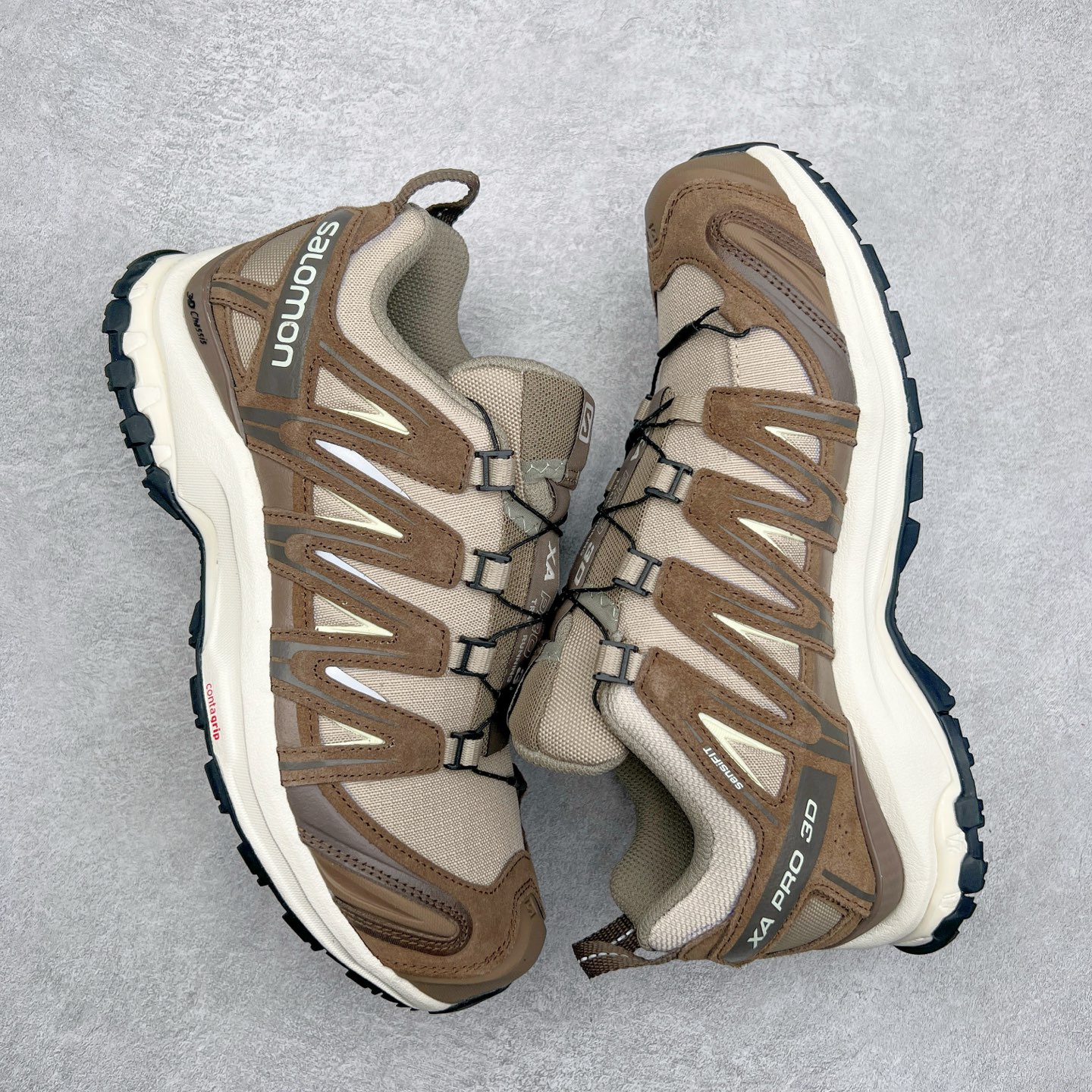 图片[3]-＃C版 SALOMON XA Pro 3D ADV 萨洛蒙潮流越野机能户外功能鞋 纯原外贸平台特供订单 耗时半年巨作 全套原纸板楦头开发 原厂特供网布配套加持 确保原汁原味 完美呈现版型 原档数据独家私模五层组合大底 原装Ortholite轻量化鞋垫 中底布带钢印编号 原厂TPU锁扣 进口港宝加持 后跟自然饱满 还原公司包裹性 鞋面采用SENSIFT贴合技术 全方位贴合包裹脚型 鞋跟部鞋底牵引设计 提供强大的抓地性能 更适应野外崎岖不平的道路 其3D ADVANCED CHASSIS底盘 材料轻量大化 钉齿设计更具稳定性 防护性 鞋底易磨损区运用CONTAGRIP高耐磨材料 应对城市硬质路面长距离跑考验 尺码：36 36.5 37.5 38 38.5 39 40 40.5 41 42 42.5 43 44 44.5 45-选品中心