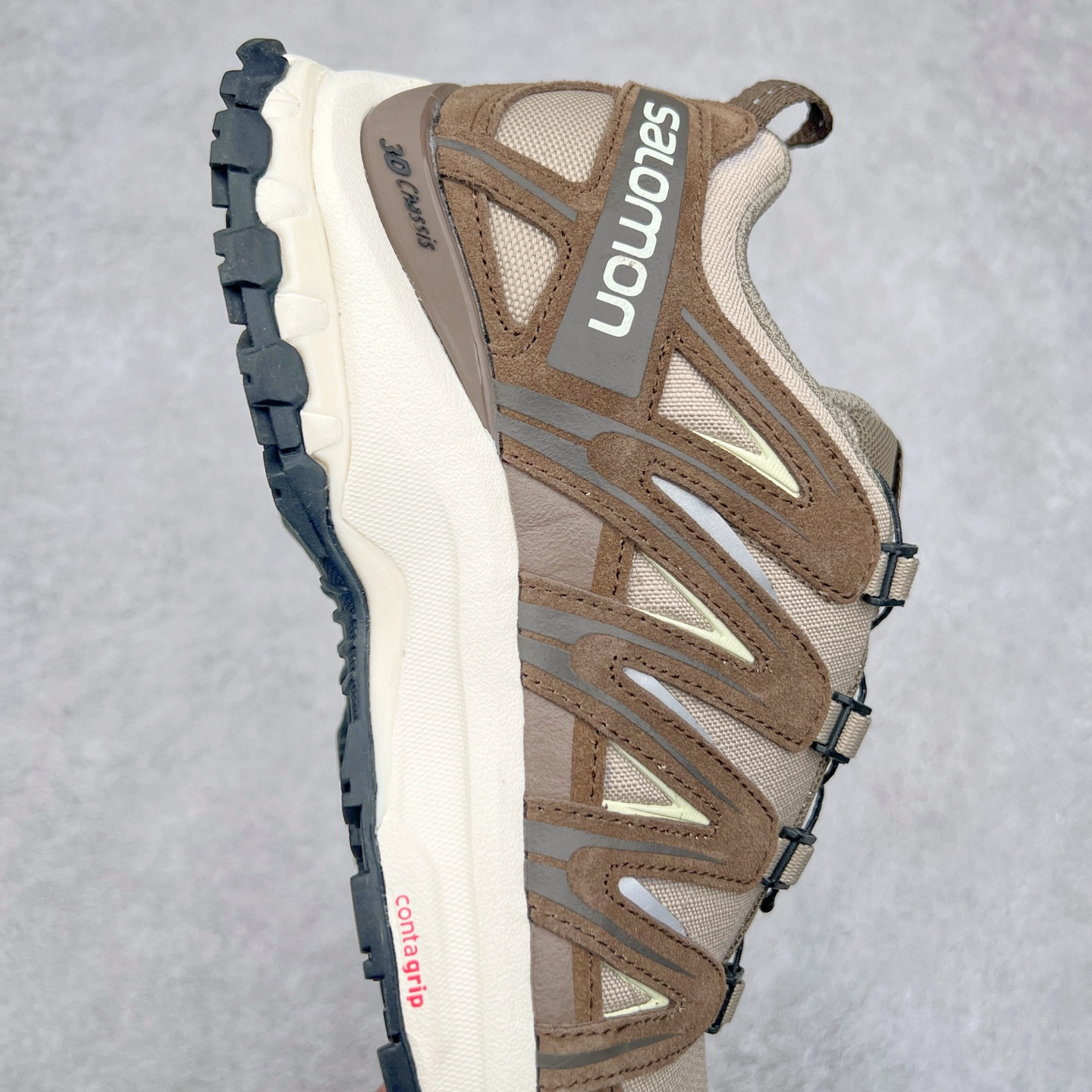 图片[6]-＃C版 SALOMON XA Pro 3D ADV 萨洛蒙潮流越野机能户外功能鞋 纯原外贸平台特供订单 耗时半年巨作 全套原纸板楦头开发 原厂特供网布配套加持 确保原汁原味 完美呈现版型 原档数据独家私模五层组合大底 原装Ortholite轻量化鞋垫 中底布带钢印编号 原厂TPU锁扣 进口港宝加持 后跟自然饱满 还原公司包裹性 鞋面采用SENSIFT贴合技术 全方位贴合包裹脚型 鞋跟部鞋底牵引设计 提供强大的抓地性能 更适应野外崎岖不平的道路 其3D ADVANCED CHASSIS底盘 材料轻量大化 钉齿设计更具稳定性 防护性 鞋底易磨损区运用CONTAGRIP高耐磨材料 应对城市硬质路面长距离跑考验 尺码：36 36.5 37.5 38 38.5 39 40 40.5 41 42 42.5 43 44 44.5 45-选品中心