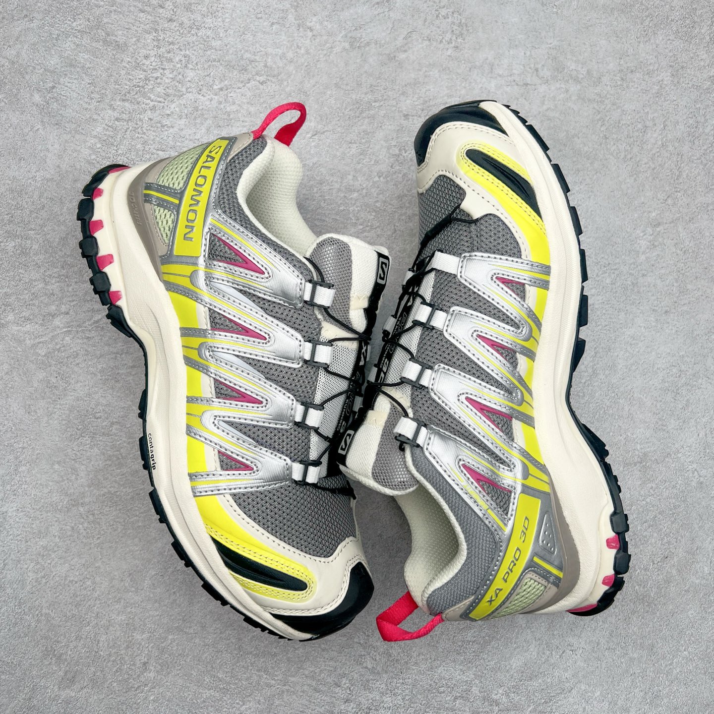 图片[3]-＃C版 SALOMON XA Pro 3D ADV 萨洛蒙潮流越野机能户外功能鞋 纯原外贸平台特供订单 耗时半年巨作 全套原纸板楦头开发 原厂特供网布配套加持 确保原汁原味 完美呈现版型 原档数据独家私模五层组合大底 原装Ortholite轻量化鞋垫 中底布带钢印编号 原厂TPU锁扣 进口港宝加持 后跟自然饱满 还原公司包裹性 鞋面采用SENSIFT贴合技术 全方位贴合包裹脚型 鞋跟部鞋底牵引设计 提供强大的抓地性能 更适应野外崎岖不平的道路 其3D ADVANCED CHASSIS底盘 材料轻量大化 钉齿设计更具稳定性 防护性 鞋底易磨损区运用CONTAGRIP高耐磨材料 应对城市硬质路面长距离跑考验 尺码：36 36.5 37.5 38 38.5 39 40 40.5 41 42 42.5 43 44 44.5 45-选品中心