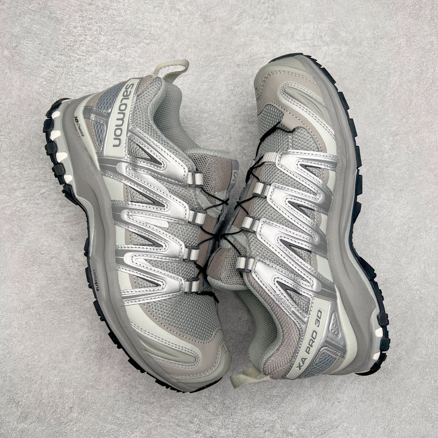 图片[3]-＃C版 SALOMON XA Pro 3D ADV 萨洛蒙潮流越野机能户外功能鞋 纯原外贸平台特供订单 耗时半年巨作 全套原纸板楦头开发 原厂特供网布配套加持 确保原汁原味 完美呈现版型 原档数据独家私模五层组合大底 原装Ortholite轻量化鞋垫 中底布带钢印编号 原厂TPU锁扣 进口港宝加持 后跟自然饱满 还原公司包裹性 鞋面采用SENSIFT贴合技术 全方位贴合包裹脚型 鞋跟部鞋底牵引设计 提供强大的抓地性能 更适应野外崎岖不平的道路 其3D ADVANCED CHASSIS底盘 材料轻量大化 钉齿设计更具稳定性 防护性 鞋底易磨损区运用CONTAGRIP高耐磨材料 应对城市硬质路面长距离跑考验 尺码：36 36.5 37.5 38 38.5 39 40 40.5 41 42 42.5 43 44 44.5 45-选品中心